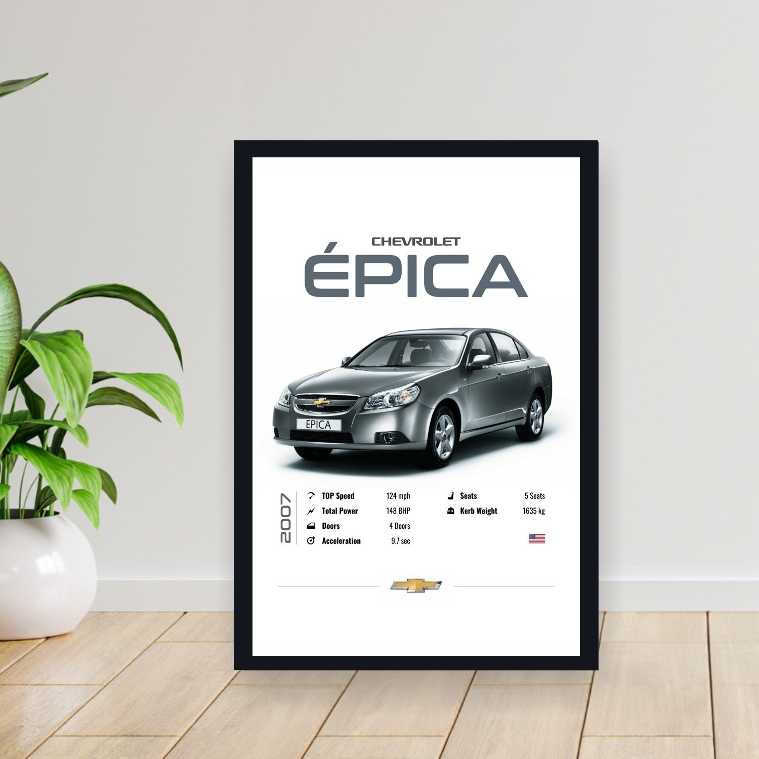 Cuadro 30x40cm Auto - Chevrolet Épica