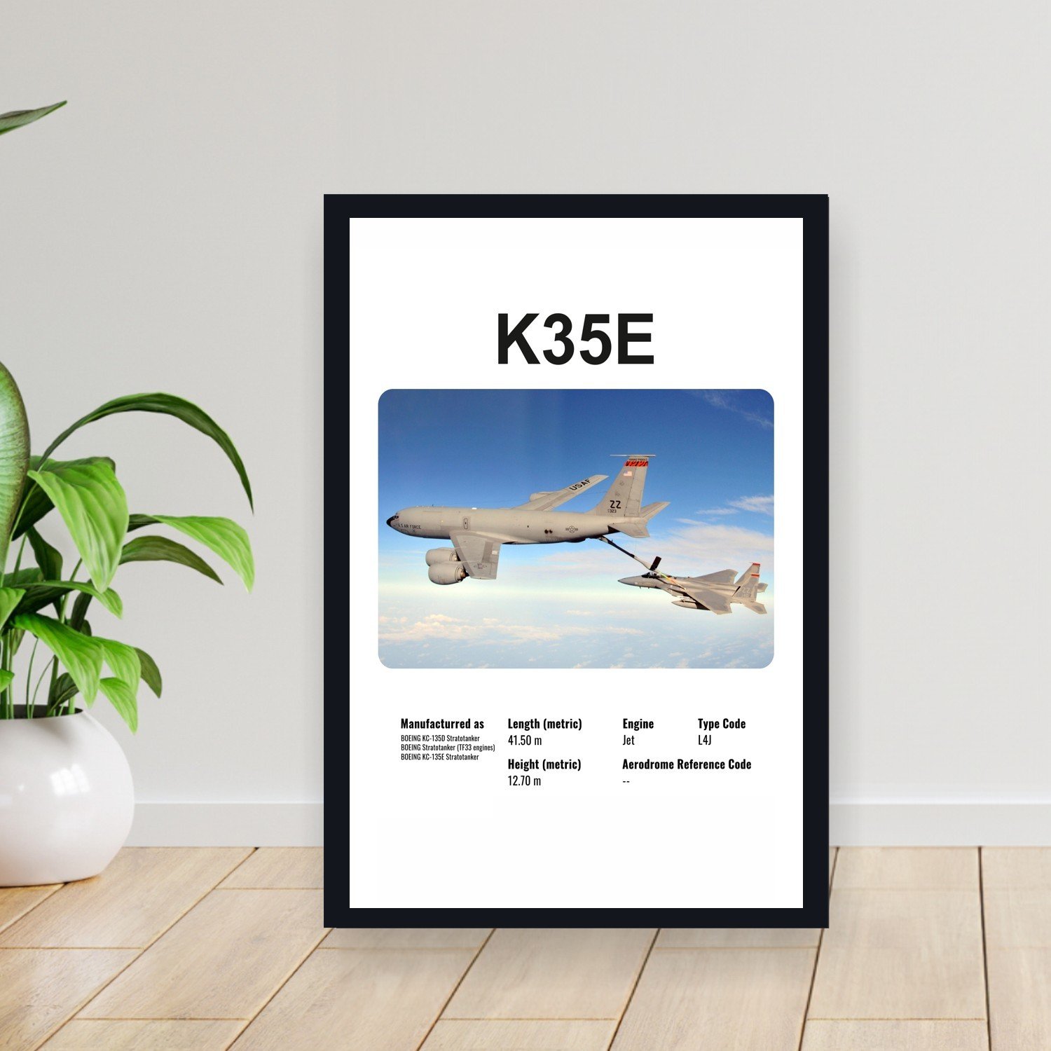 Cuadro 30x40cm Avion - BOEING K35E