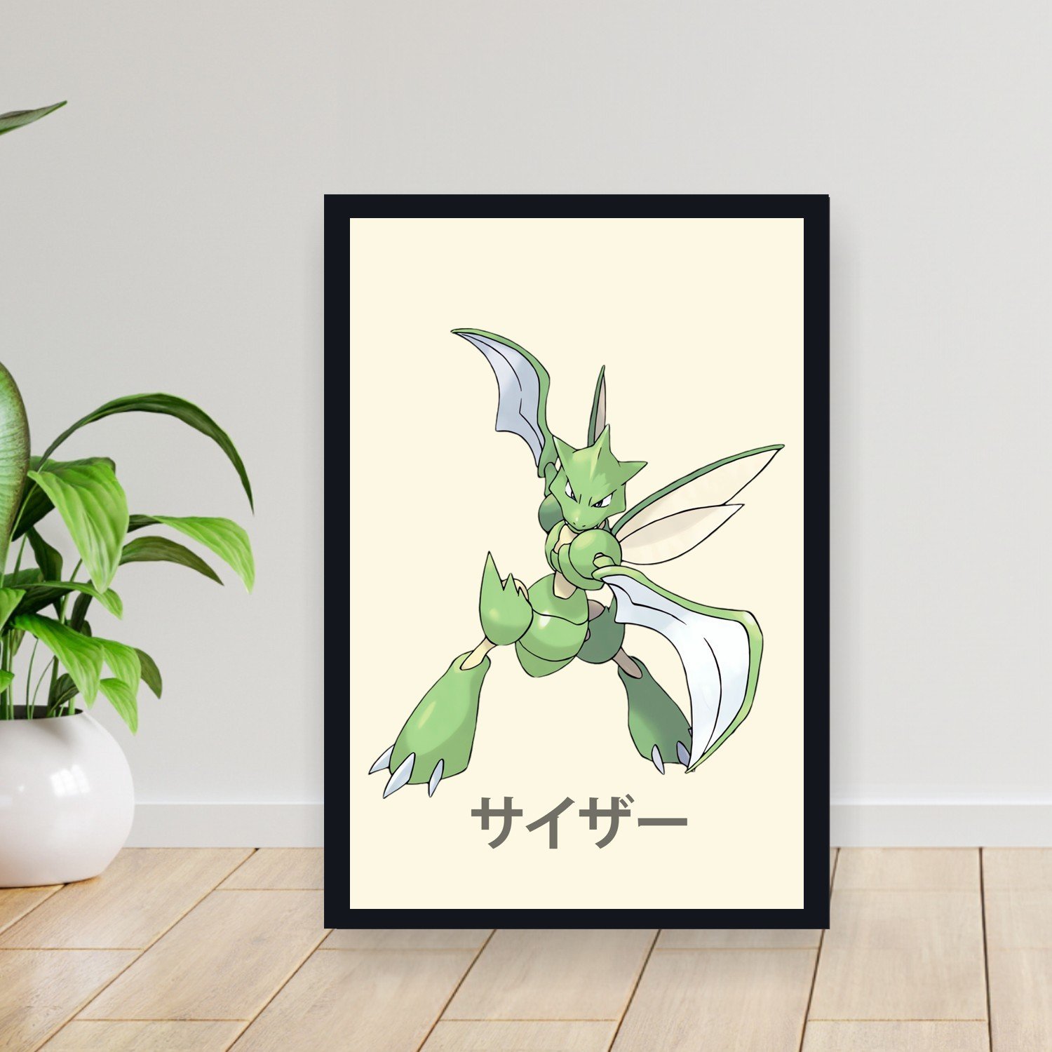Cuadro 30x40cm Pokemon - 123 Scyther 123