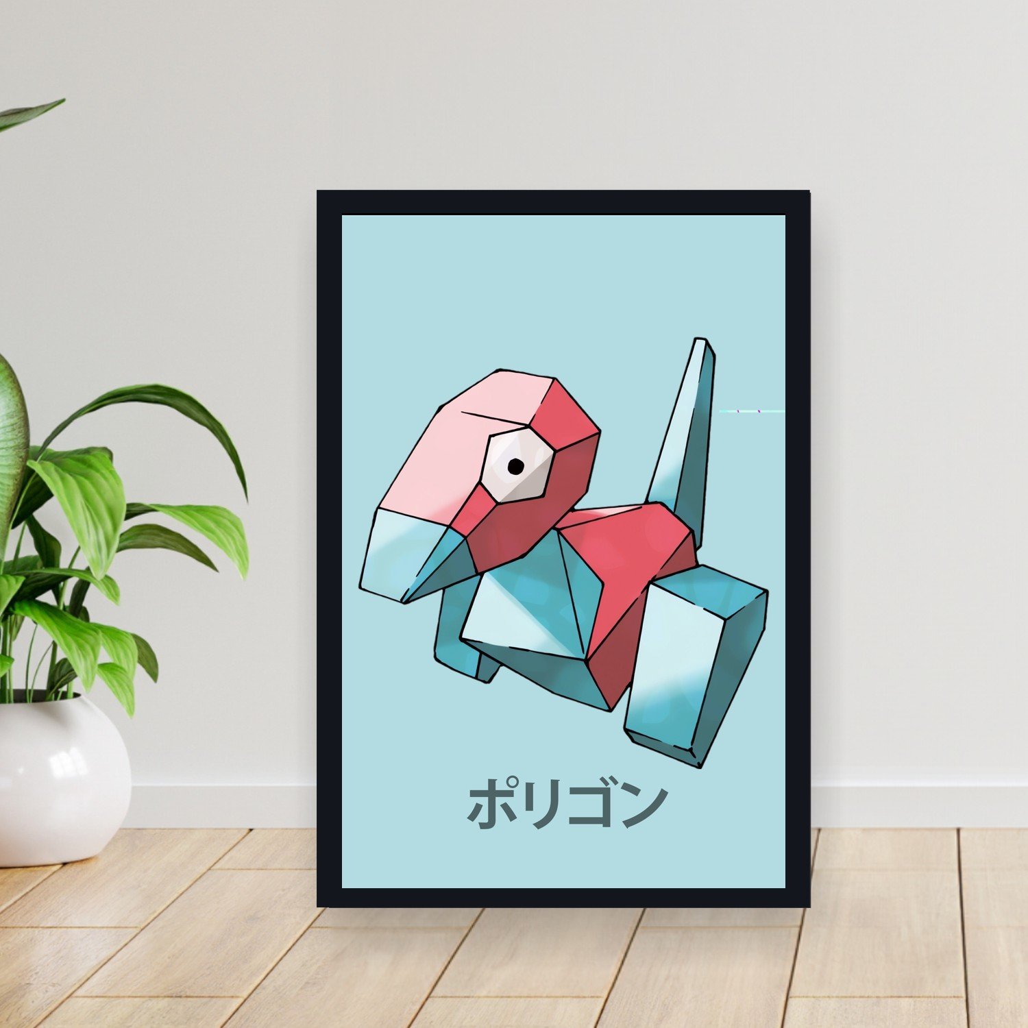 Cuadro 30x40cm Pokemon - 137 Porygon 137