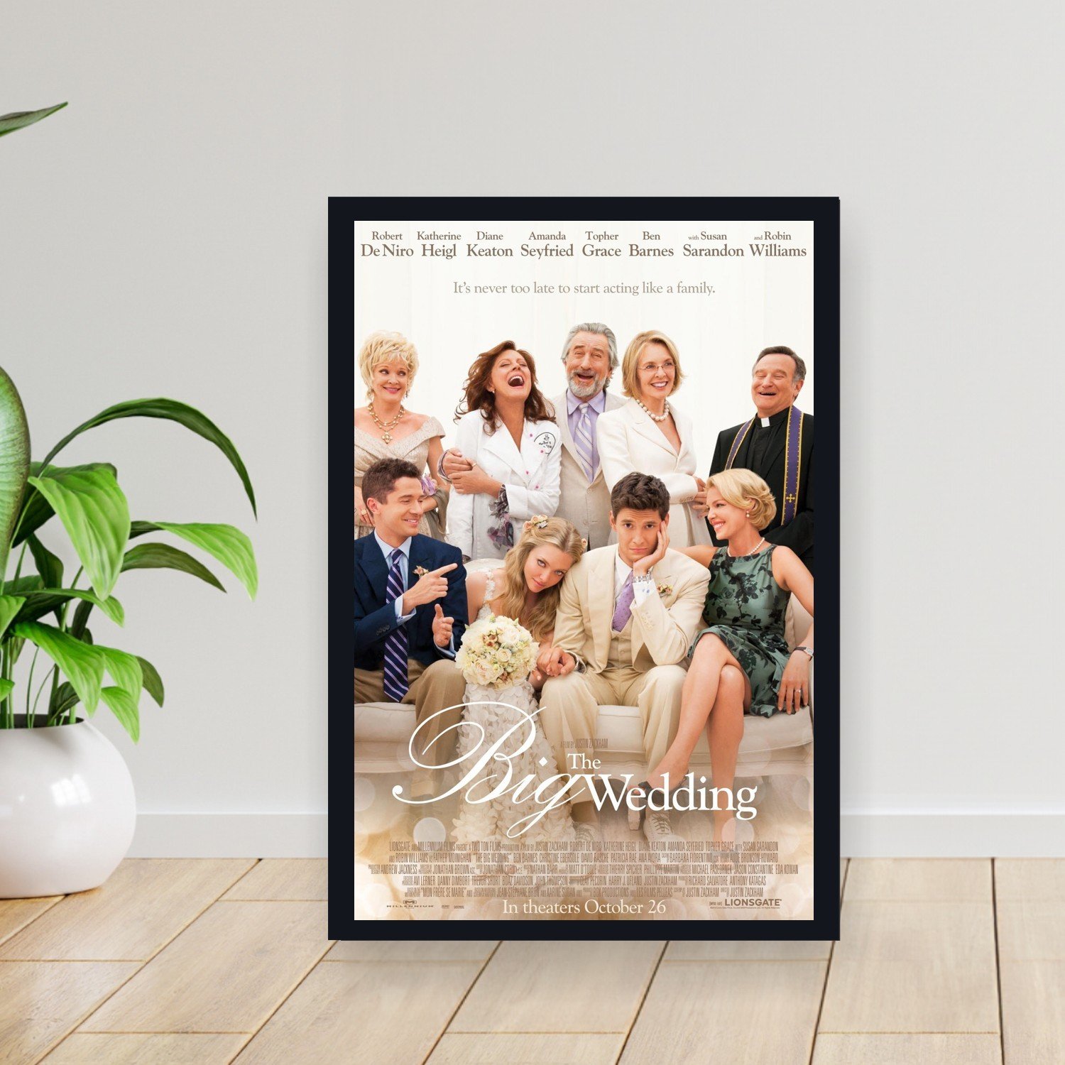 Cuadro 30x40cm Pelicula - big wedding