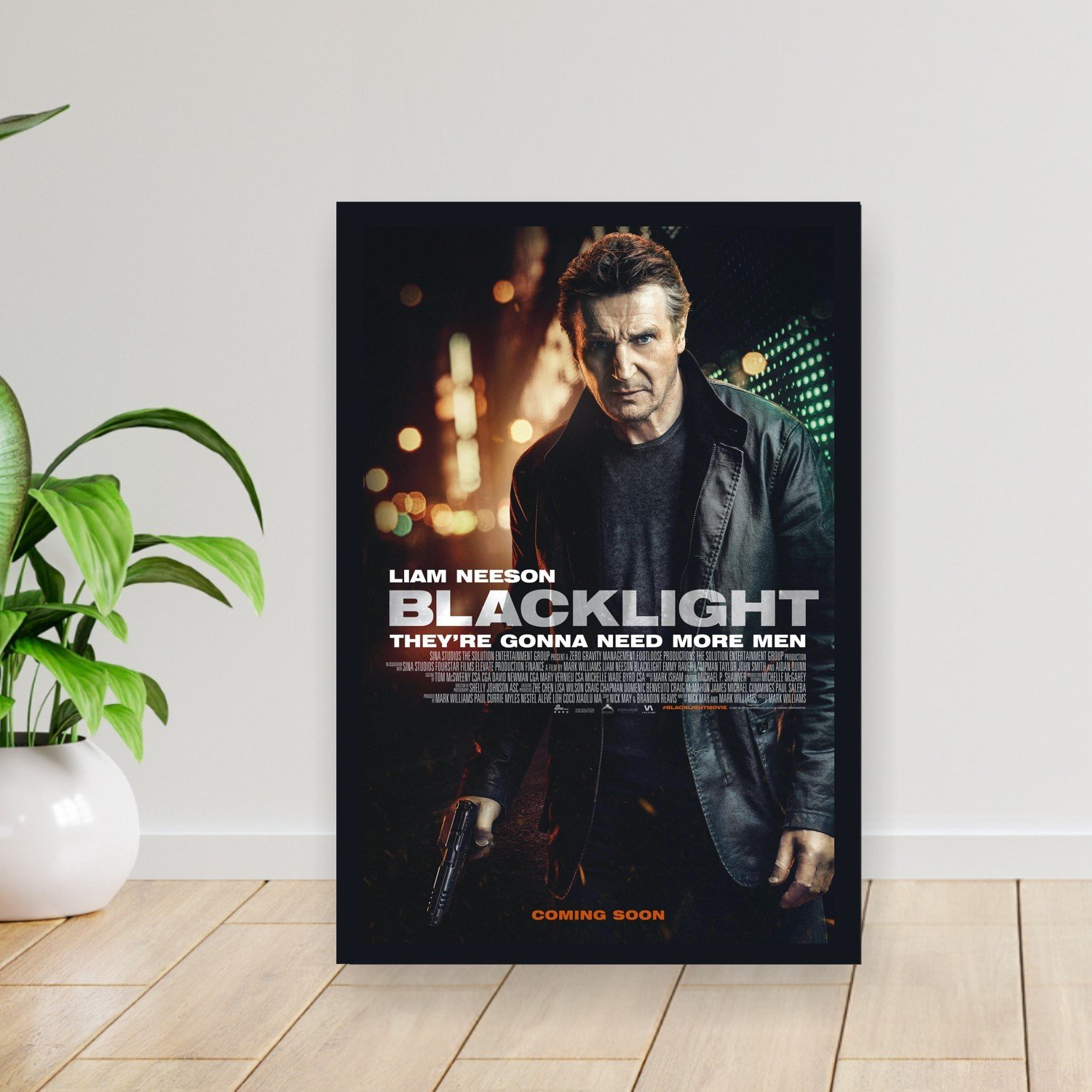 Cuadro 30x40cm Pelicula - blacklight 002