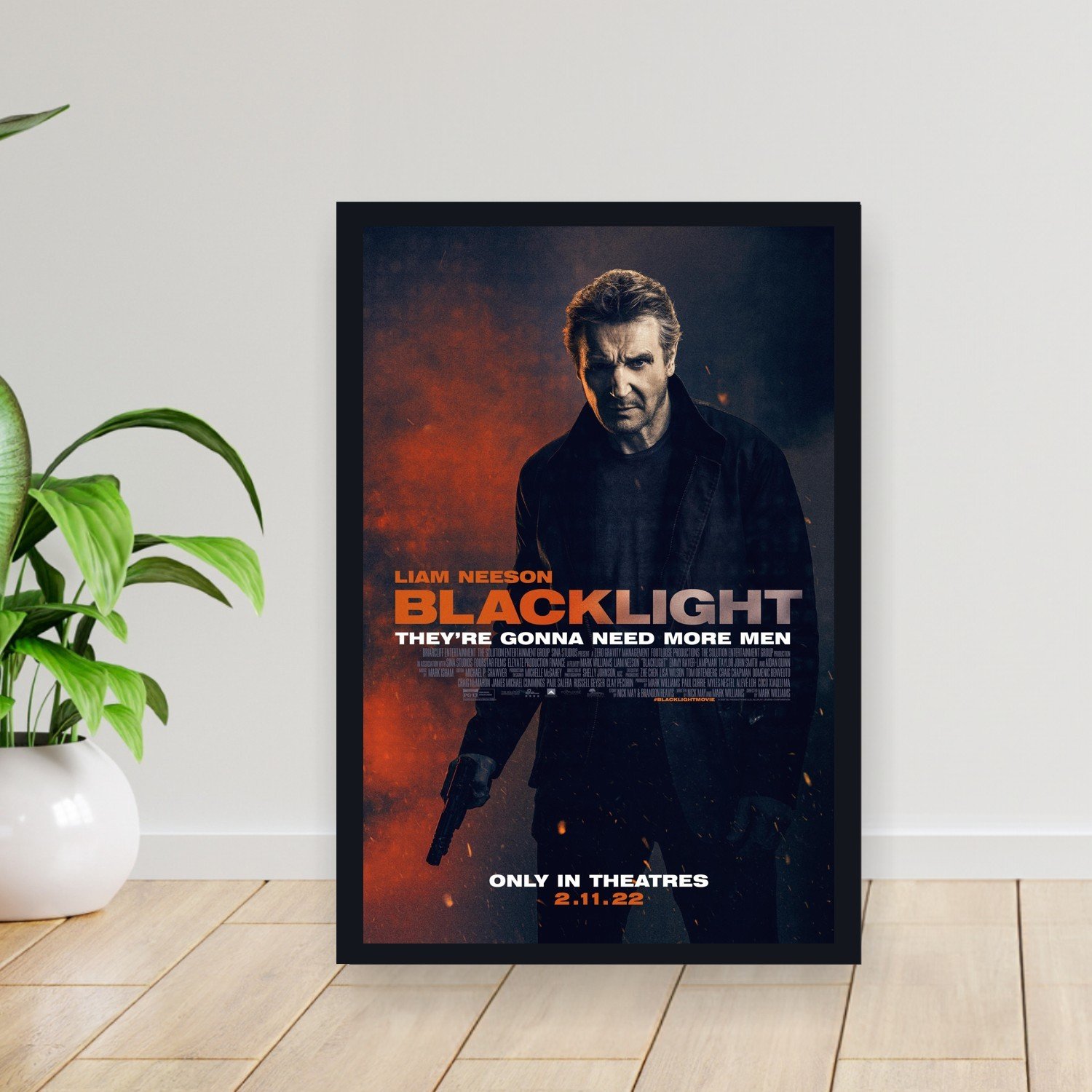 Cuadro 30x40cm Pelicula - blacklight