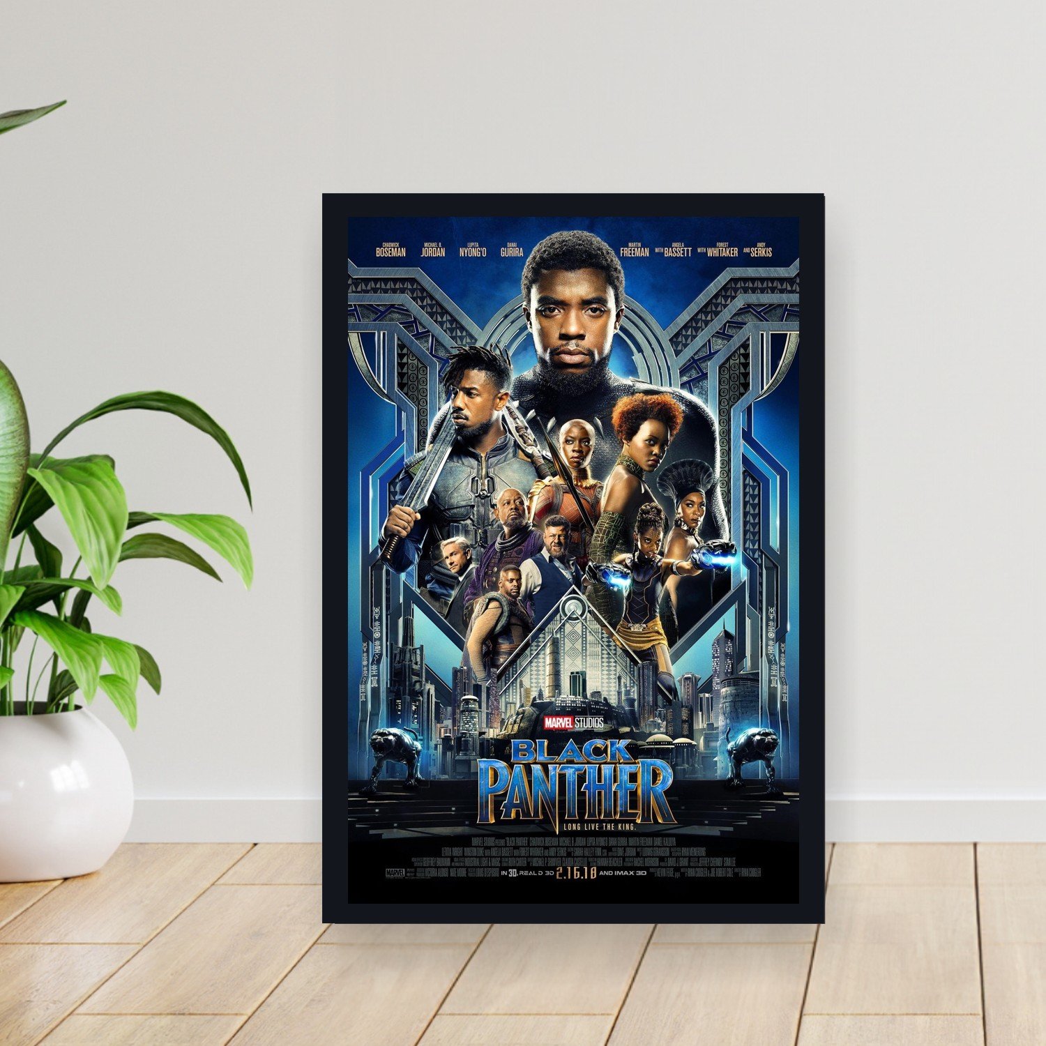 Cuadro 30x40cm Pelicula - black panther 003