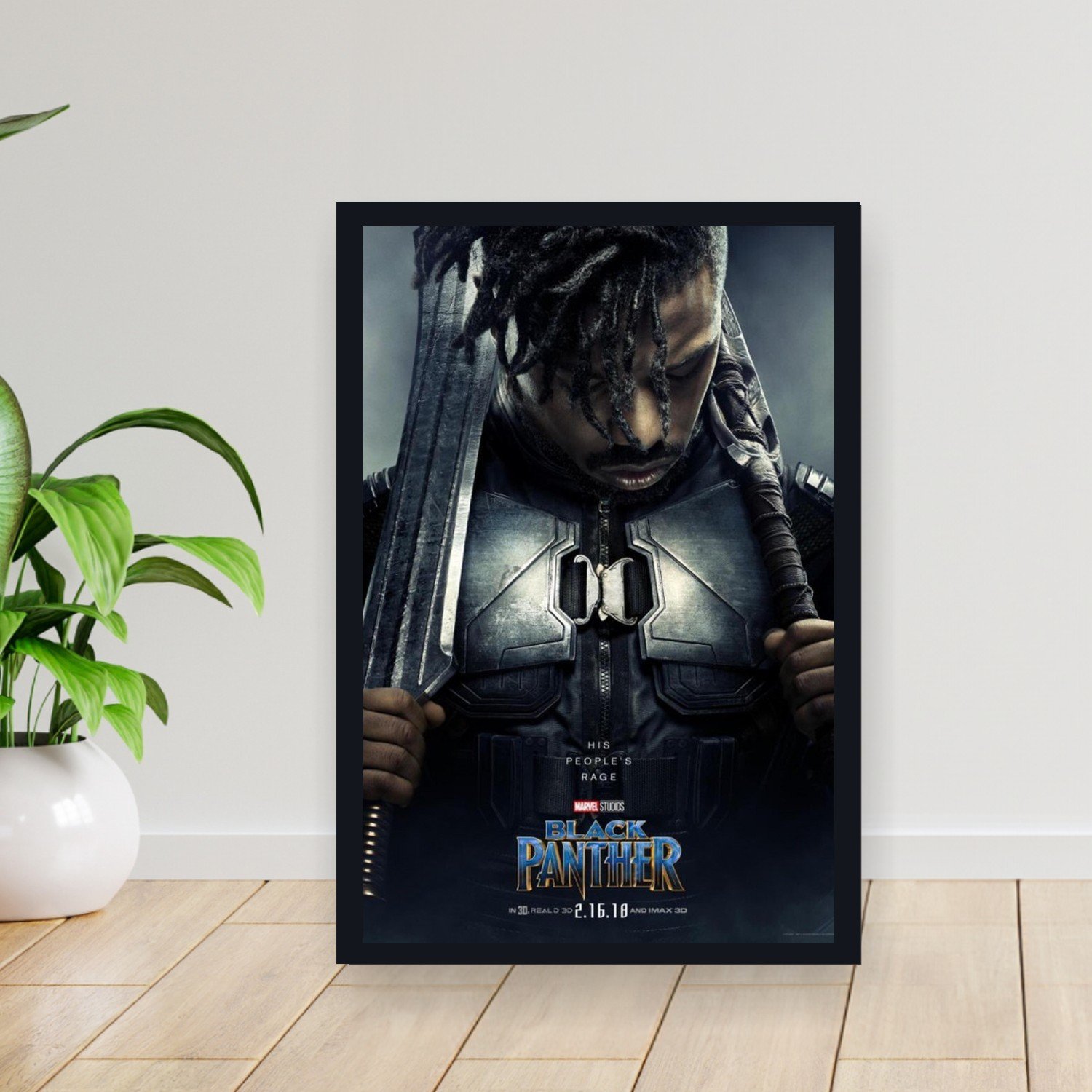 Cuadro 30x40cm Pelicula - black panther 011