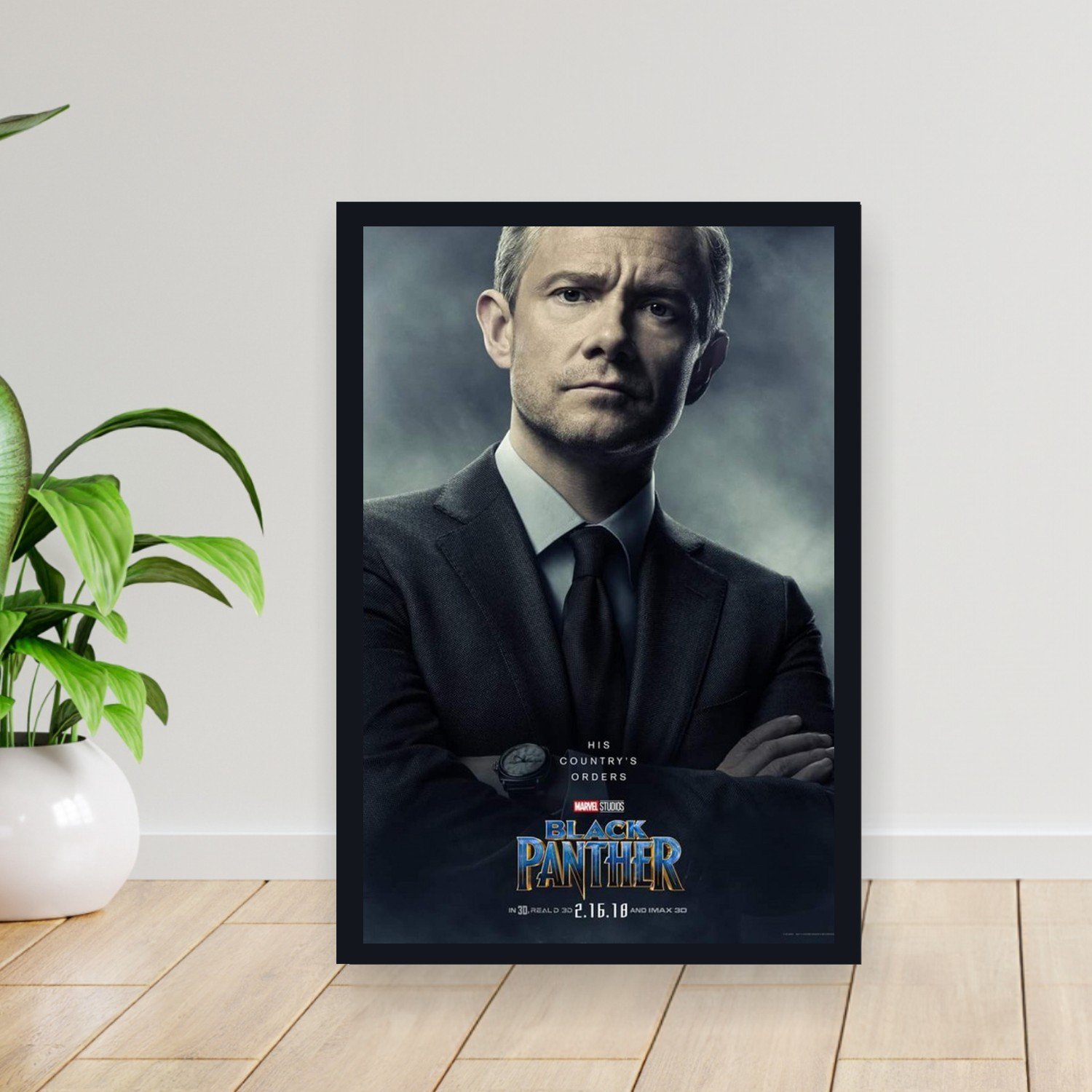 Cuadro 30x40cm Pelicula - black panther 012