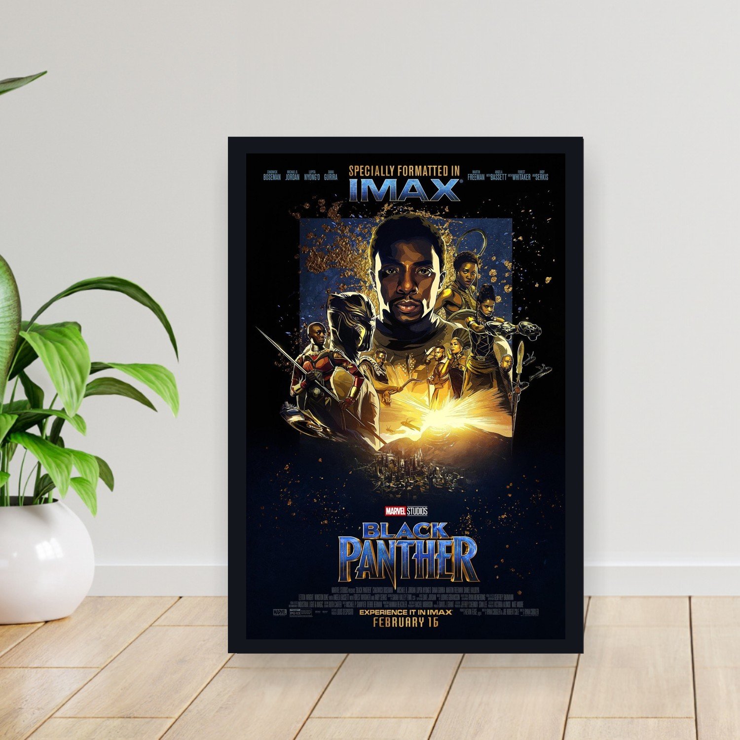 Cuadro 30x40cm Pelicula - black panther 021
