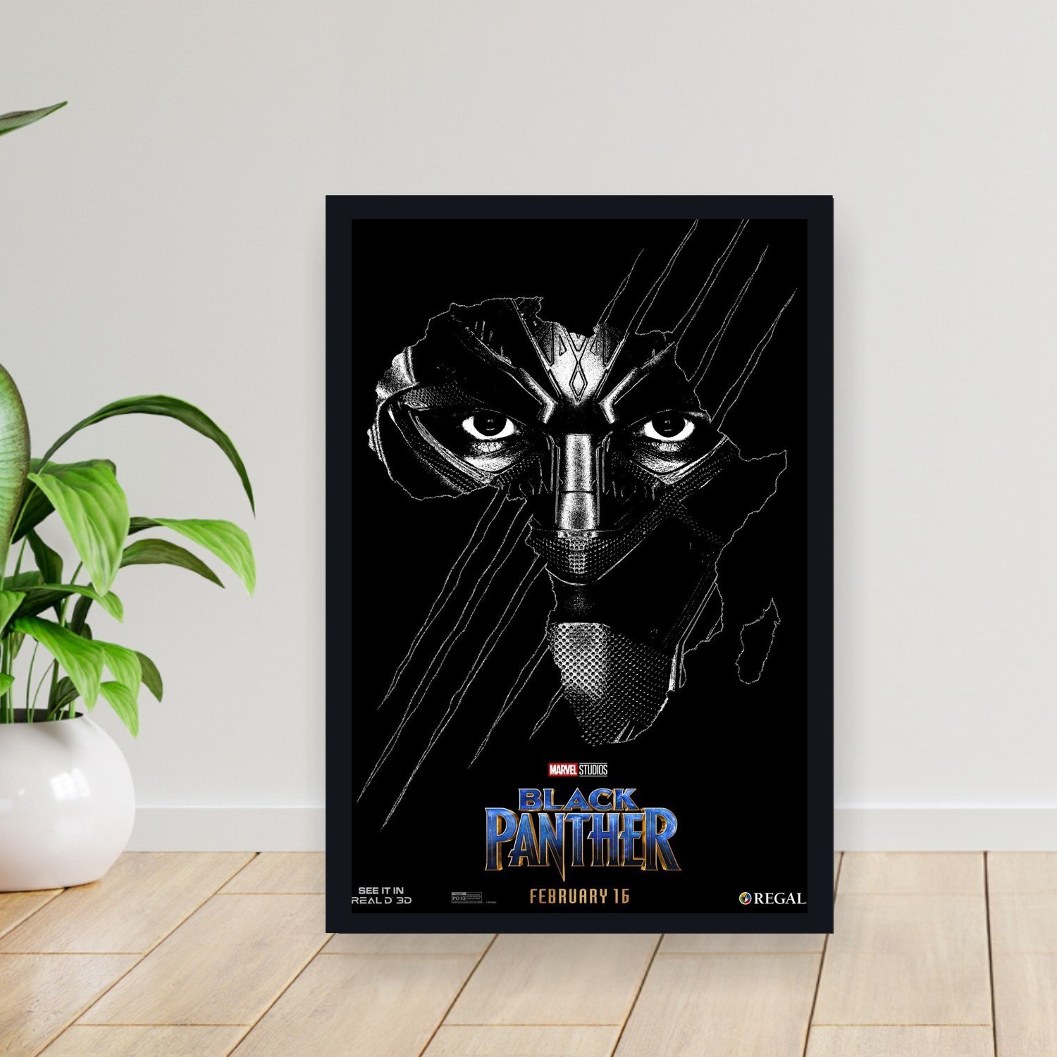 Cuadro 30x40cm Pelicula - black panther 022