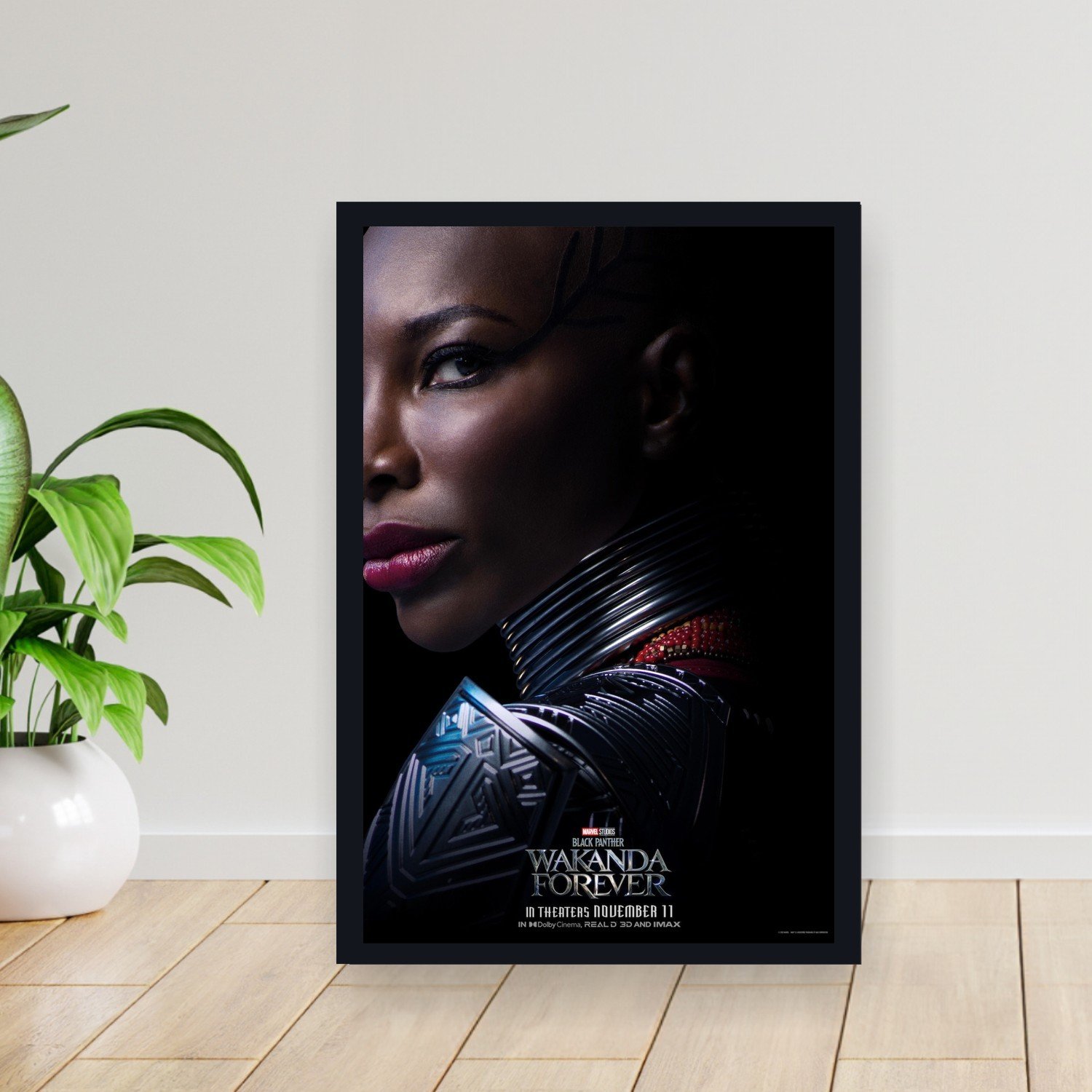 Cuadro 30x40cm Pelicula - black panther wakanda forever 008