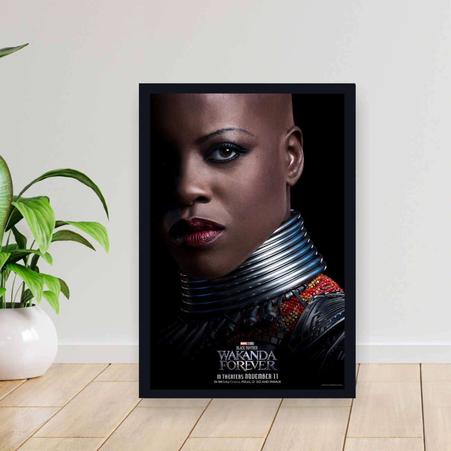 Cuadro 30x40cm Pelicula - black panther wakanda forever 010