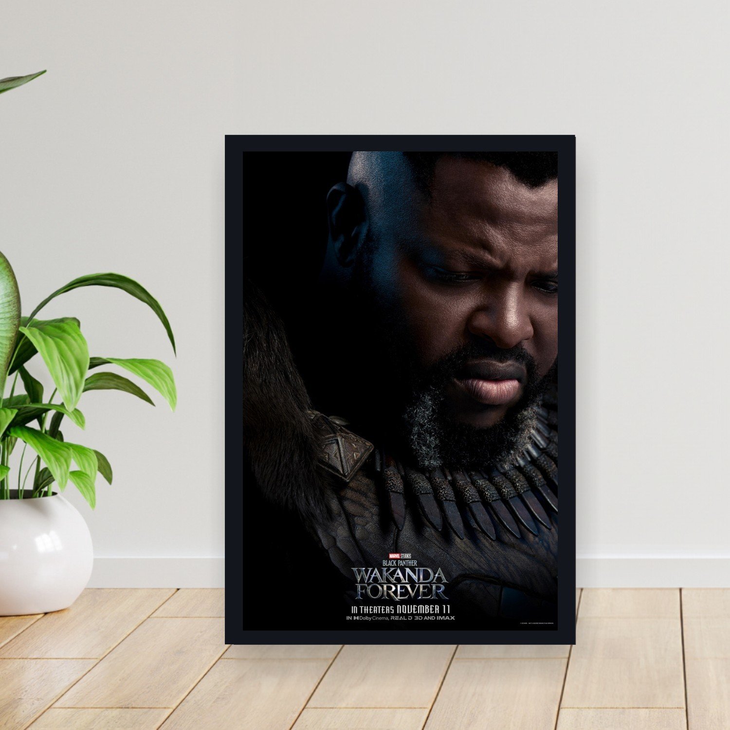 Cuadro 30x40cm Pelicula - black panther wakanda forever 011