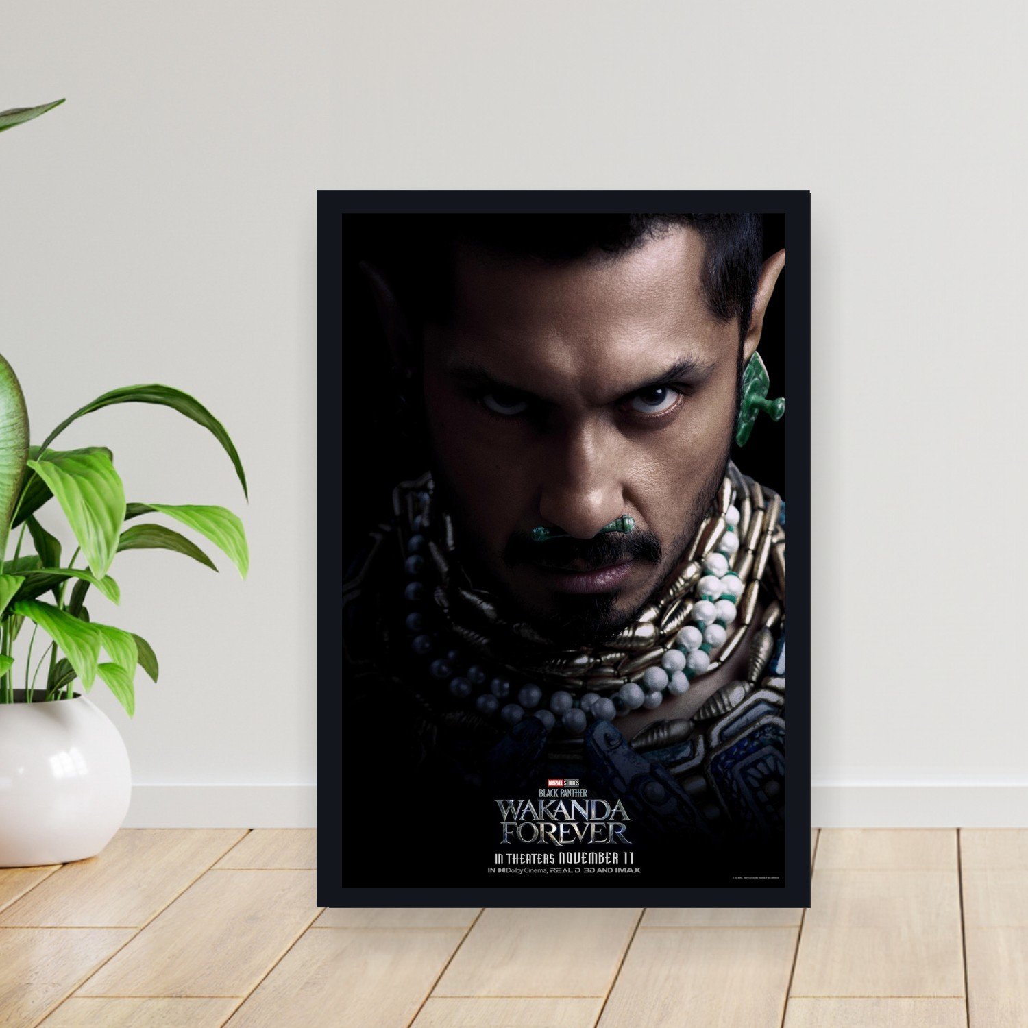 Cuadro 30x40cm Pelicula - black panther wakanda forever 013