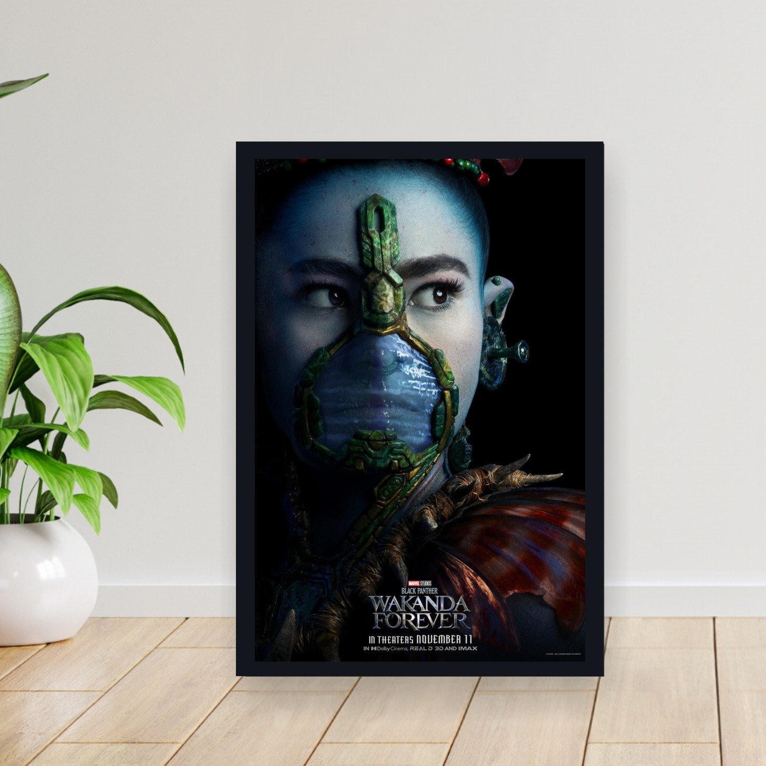 Cuadro 30x40cm Pelicula - black panther wakanda forever 014