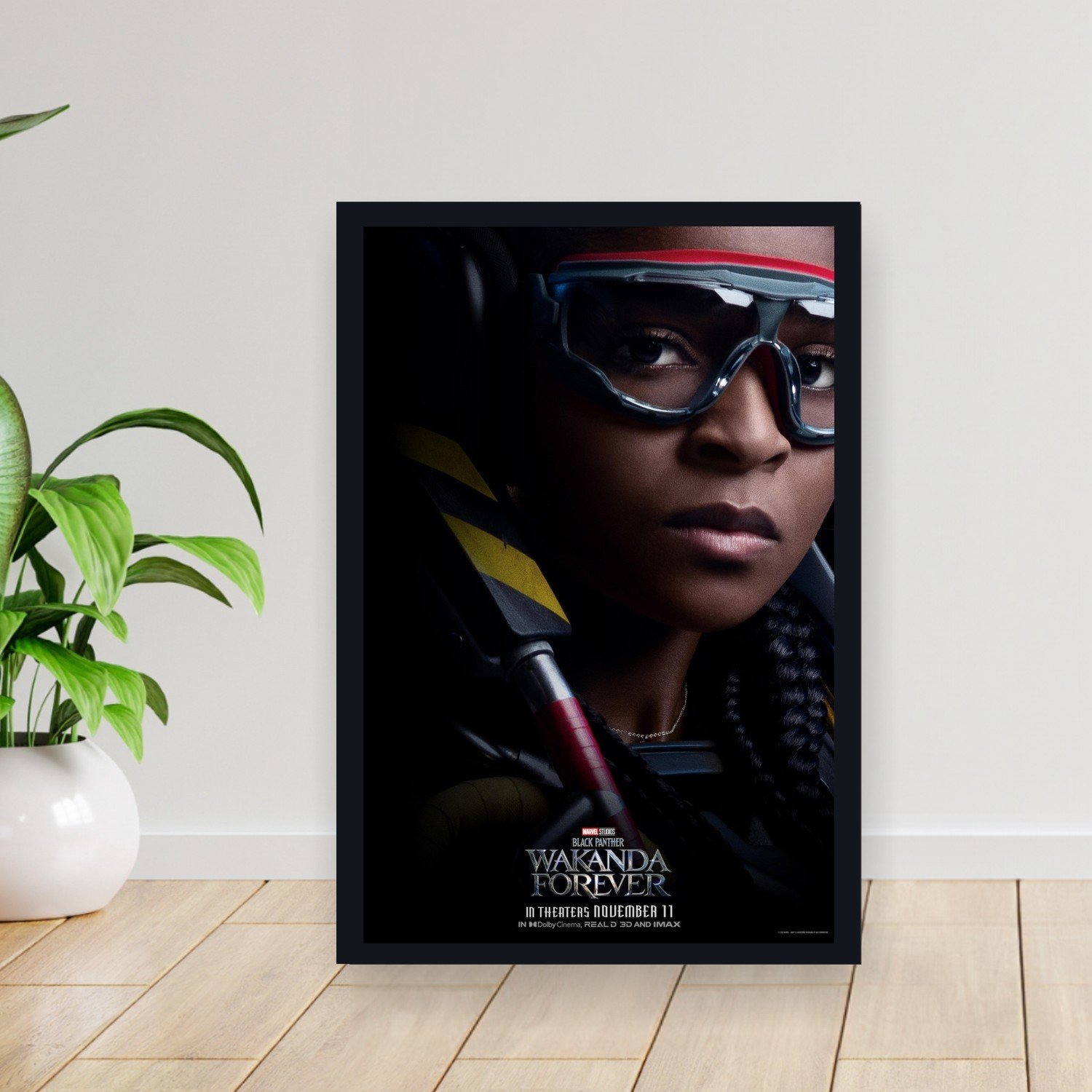 Cuadro 30x40cm Pelicula - black panther wakanda forever 017