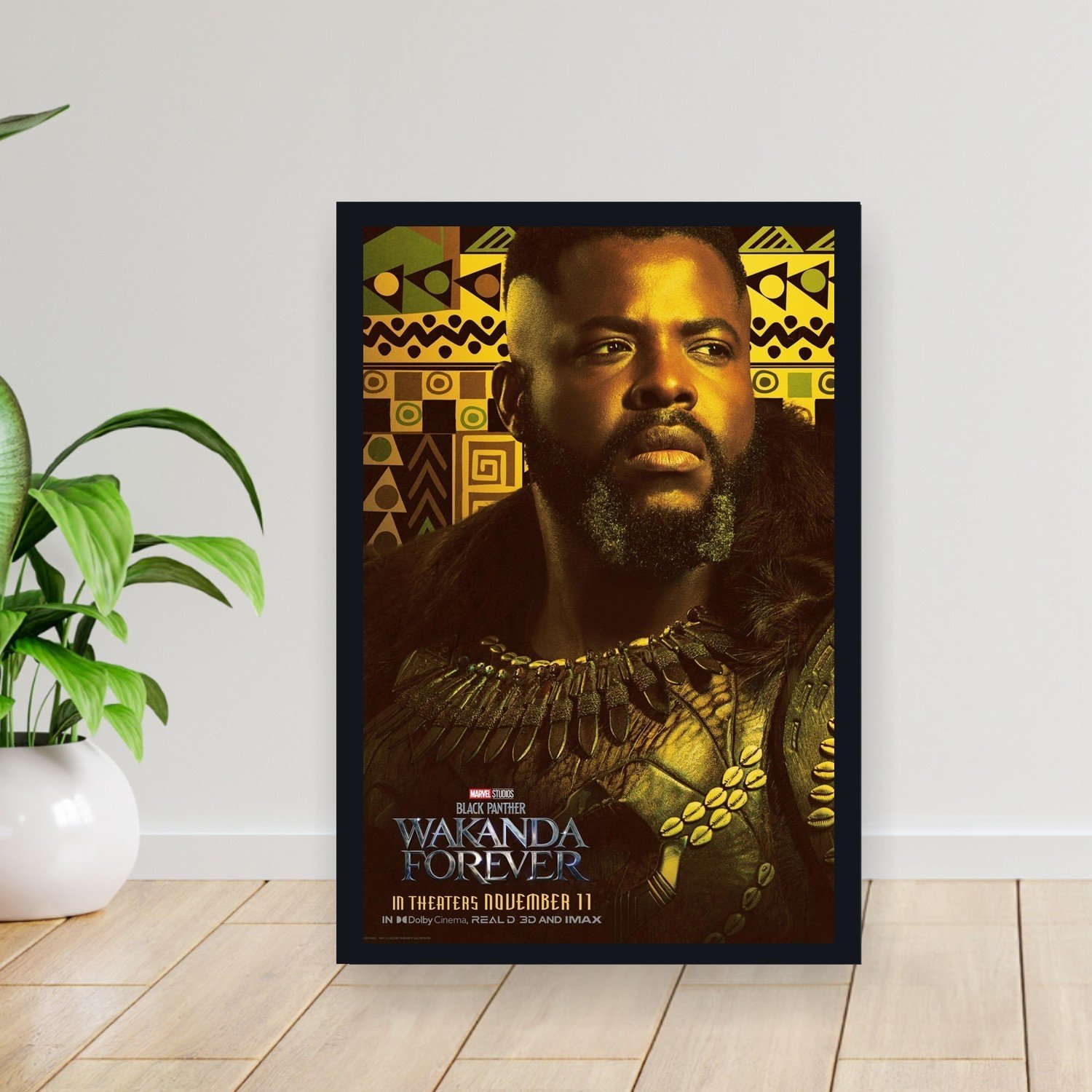 Cuadro 30x40cm Pelicula - black panther wakanda forever 021