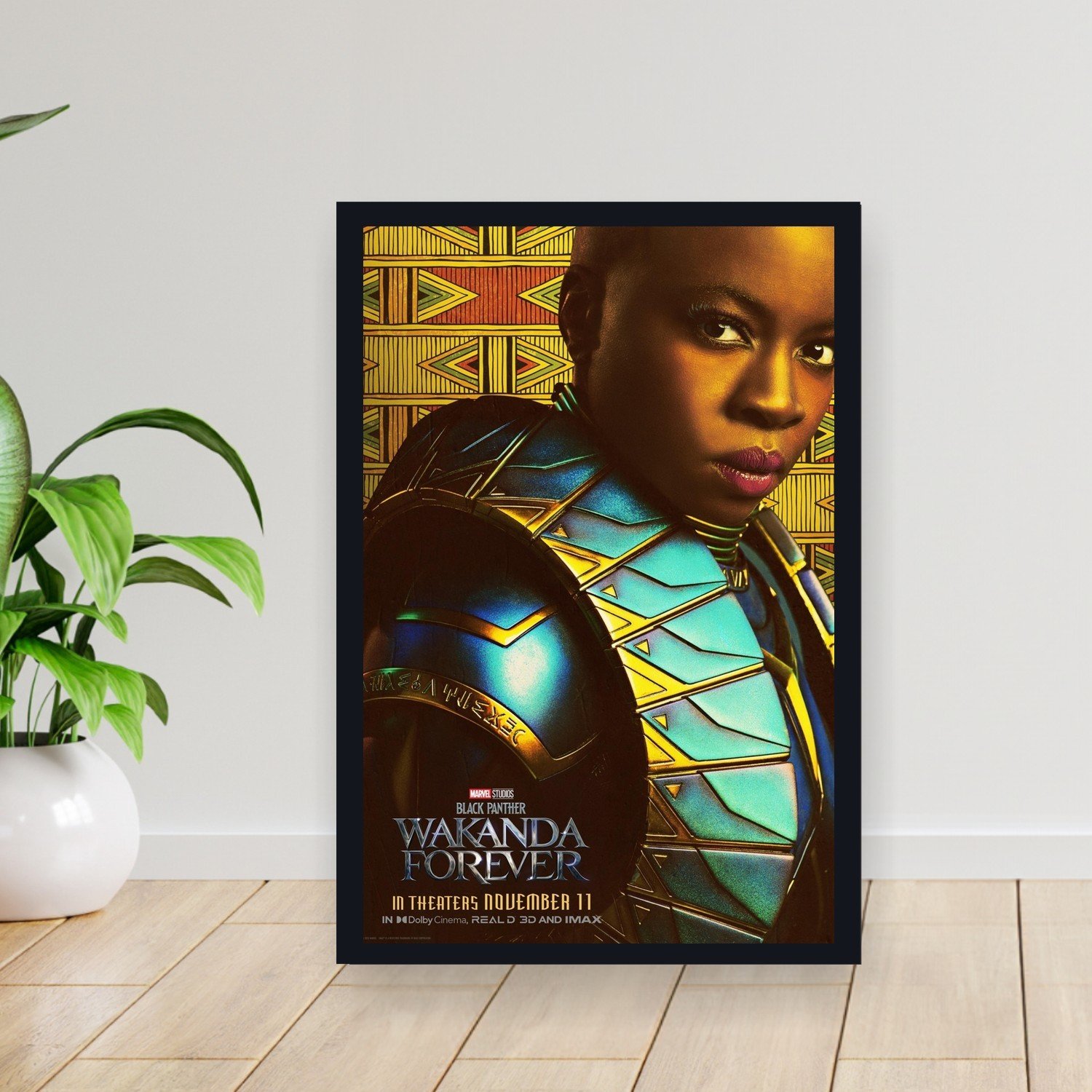 Cuadro 30x40cm Pelicula - black panther wakanda forever 024