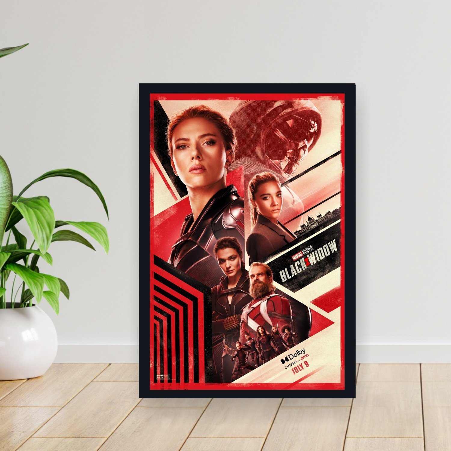 Cuadro 30x40cm Pelicula - black widow 019
