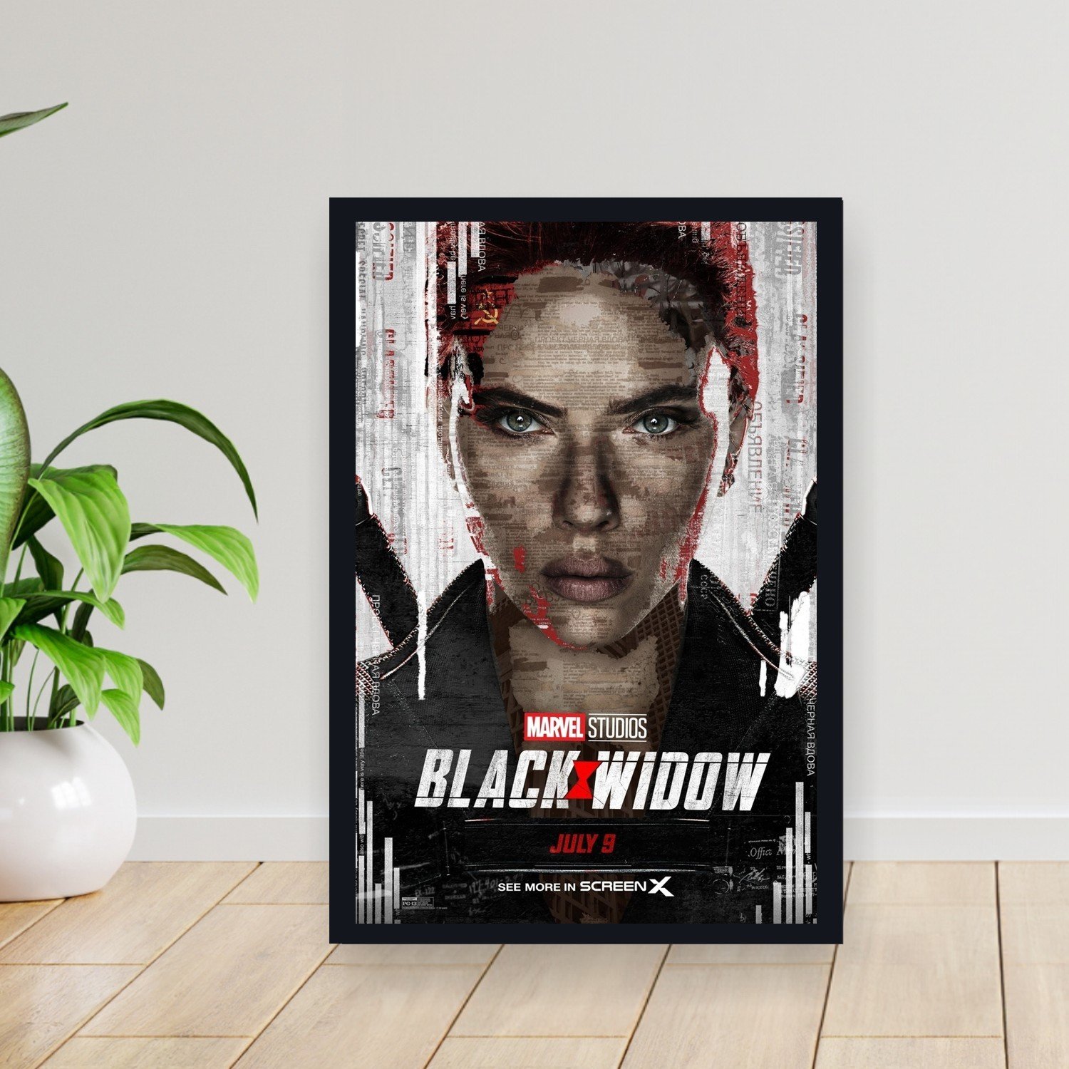 Cuadro 30x40cm Pelicula - black widow 020