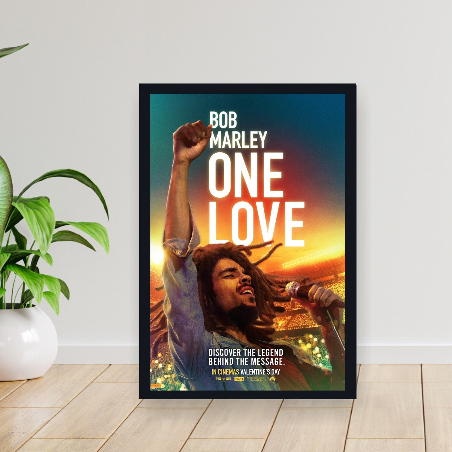 Cuadro 30x40cm Pelicula - bob marley one love 003