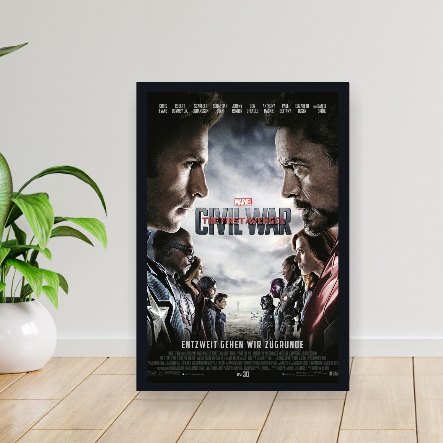Cuadro 30x40cm Pelicula - captain america civil war 016