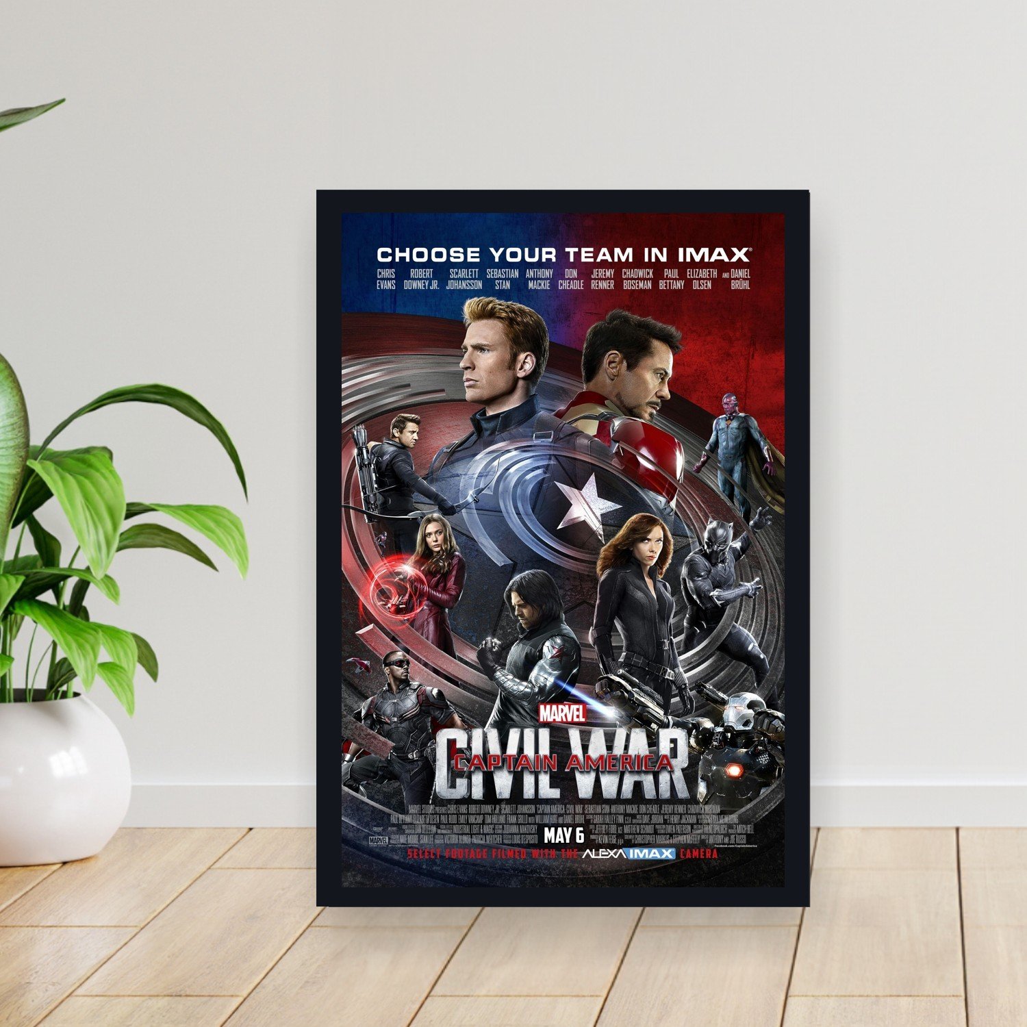Cuadro 30x40cm Pelicula - captain america civil war 018