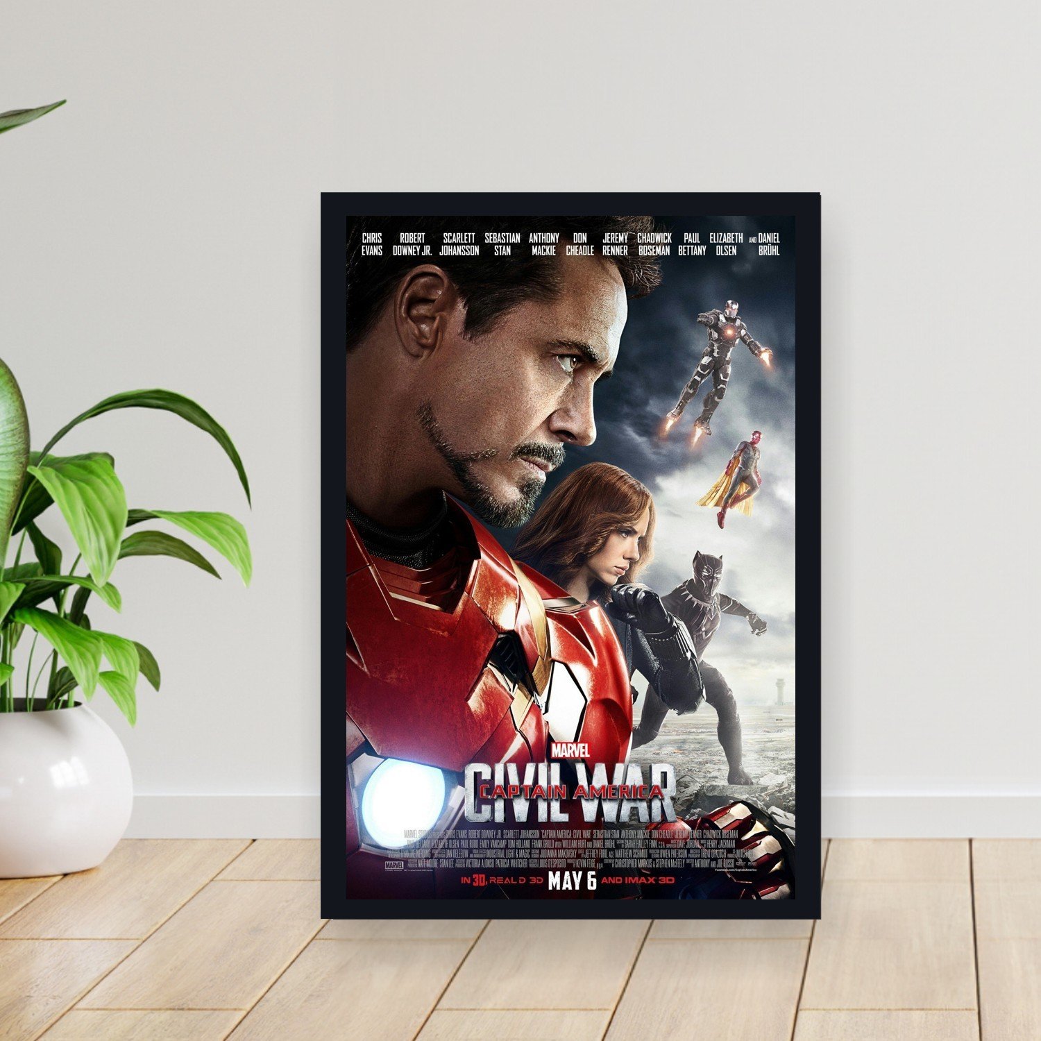 Cuadro 30x40cm Pelicula - captain america civil war 038