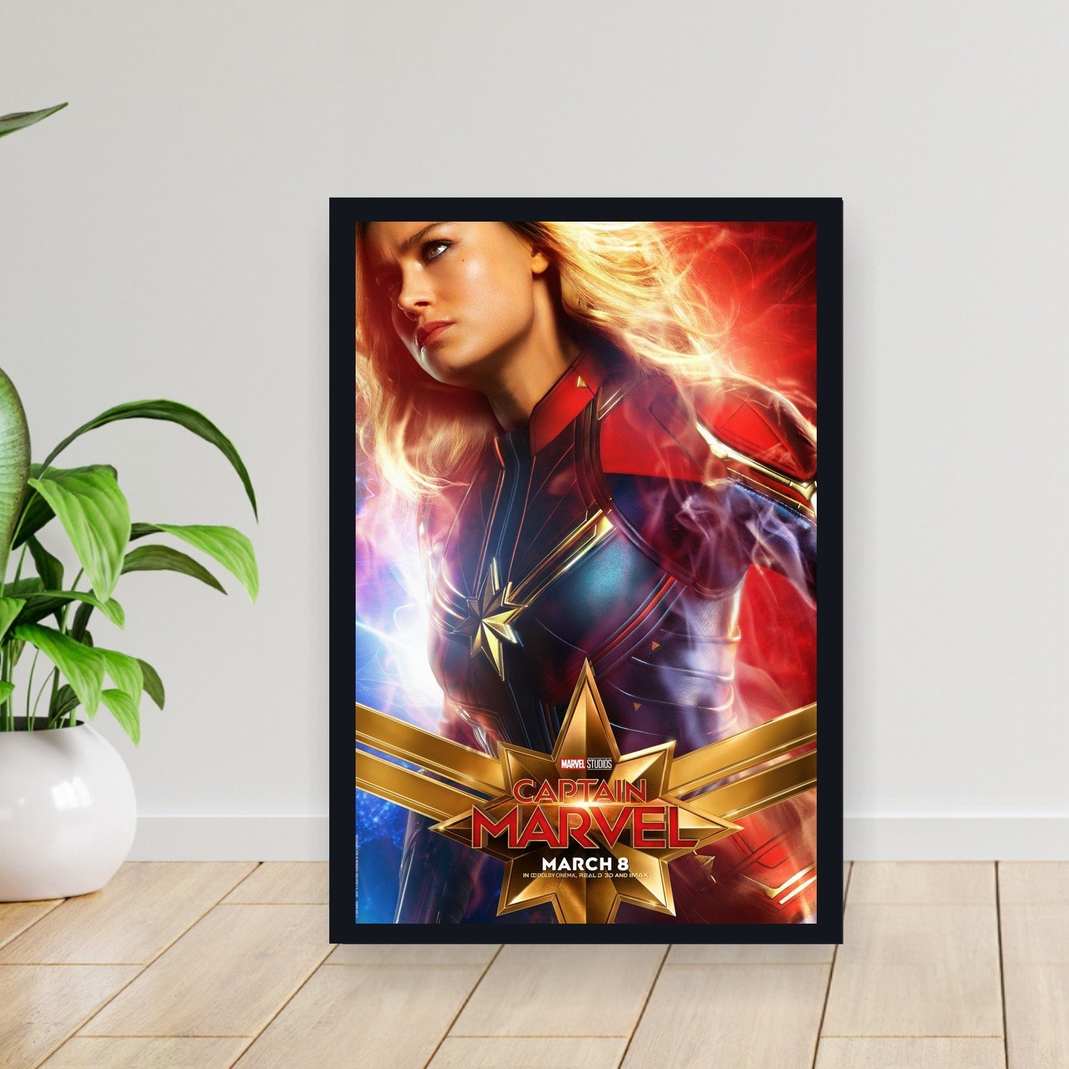 Cuadro 30x40cm Pelicula - captain marvel 007