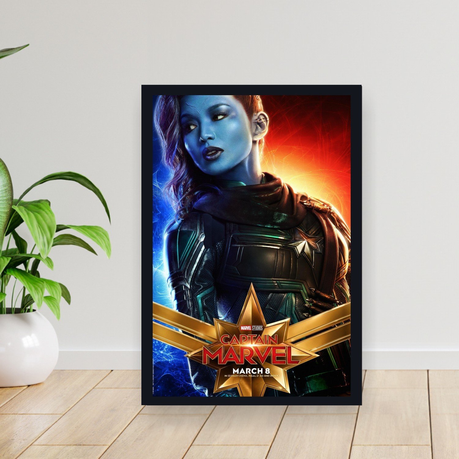 Cuadro 30x40cm Pelicula - captain marvel 012