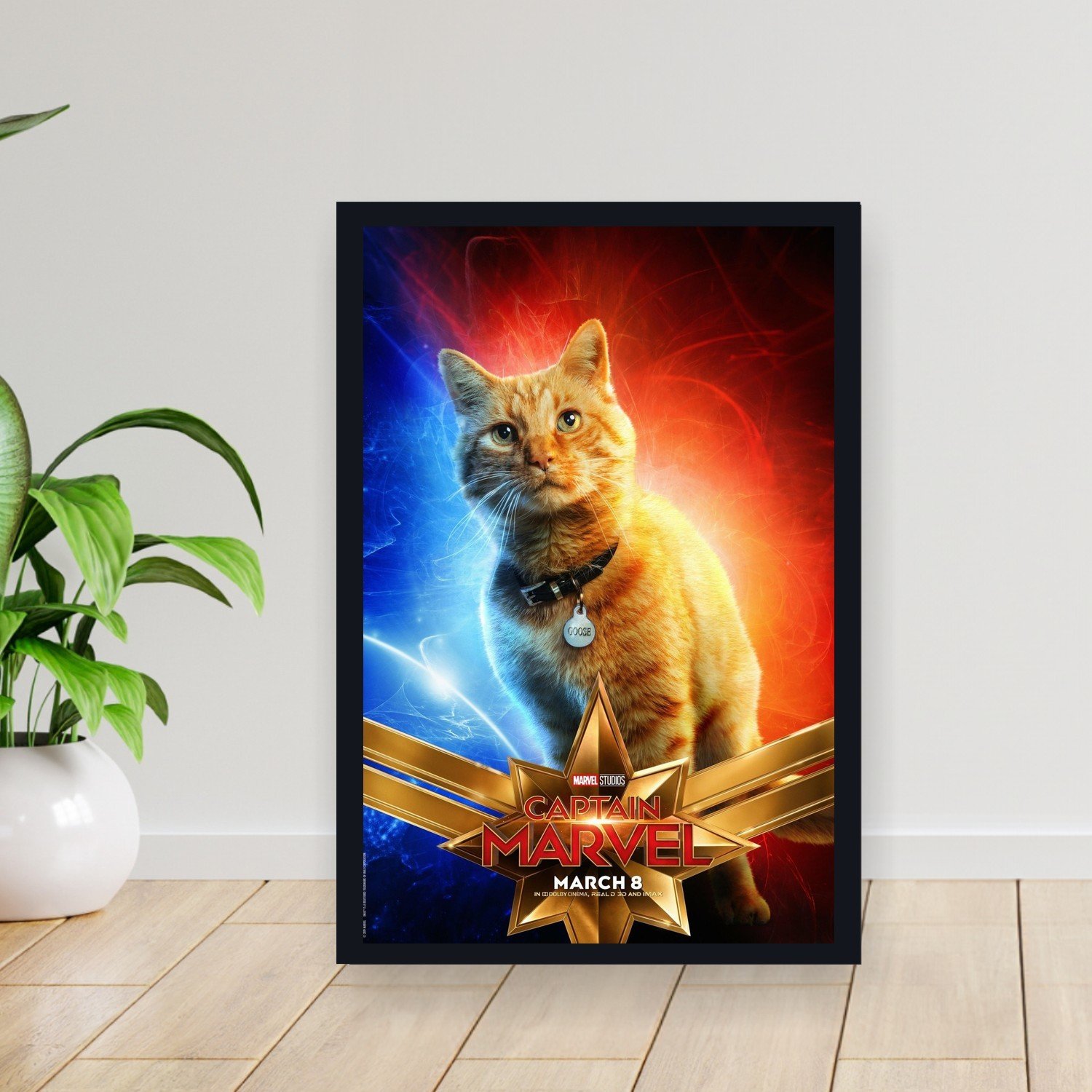 Cuadro 30x40cm Pelicula - captain marvel 016