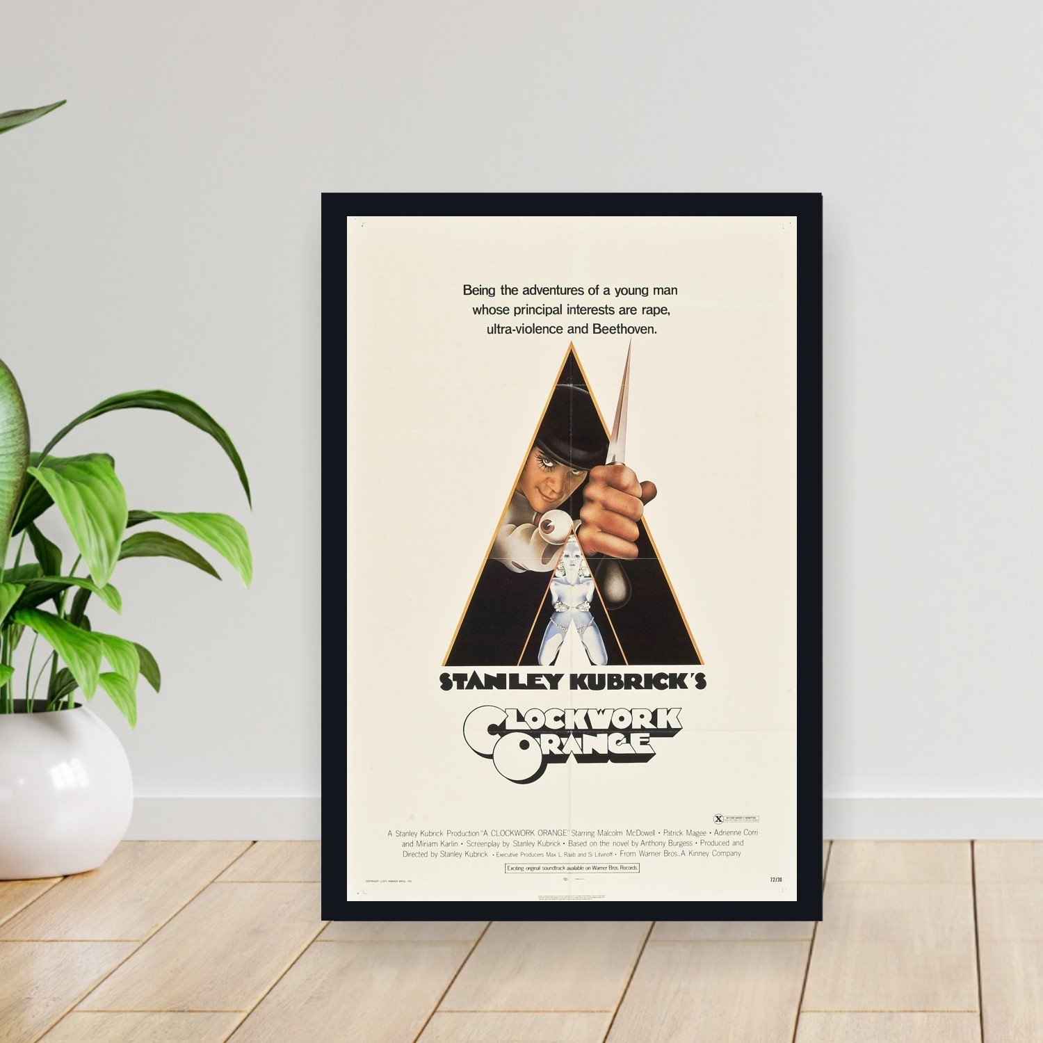 Cuadro 30x40cm Pelicula - clockwork orange