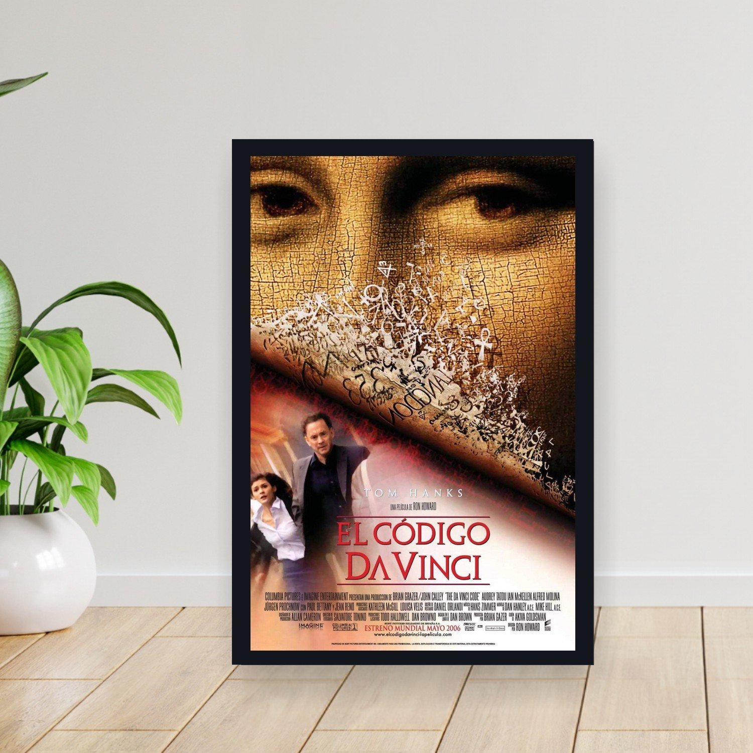 Cuadro 30x40cm Pelicula - da vinci code 008