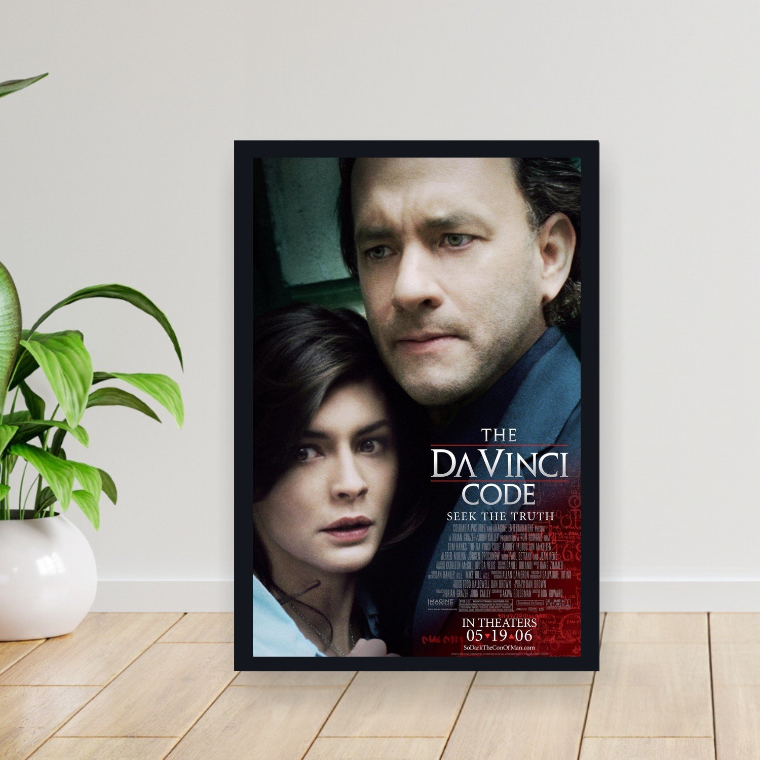 Cuadro 30x40cm Pelicula - da vinci code 009