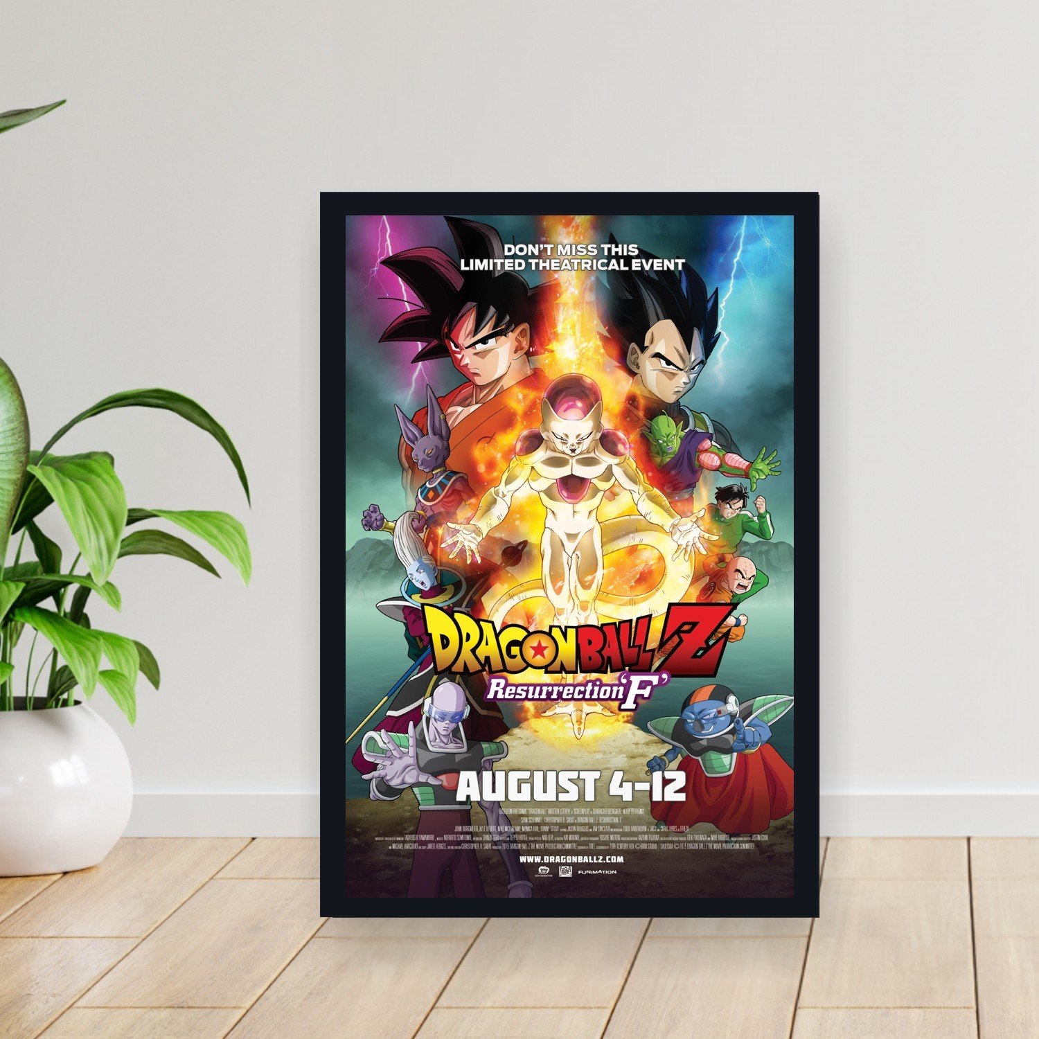 Cuadro 30x40cm Pelicula - dragon ball z fukkatsu no f
