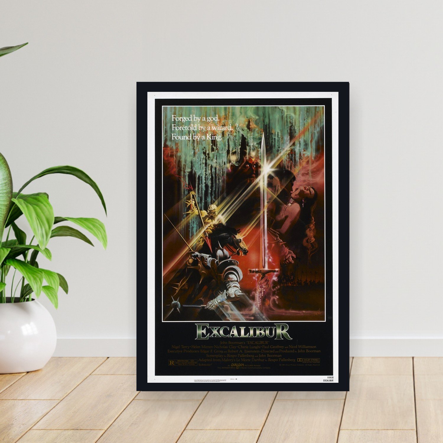 Cuadro 30x40cm Pelicula - excalibur 002