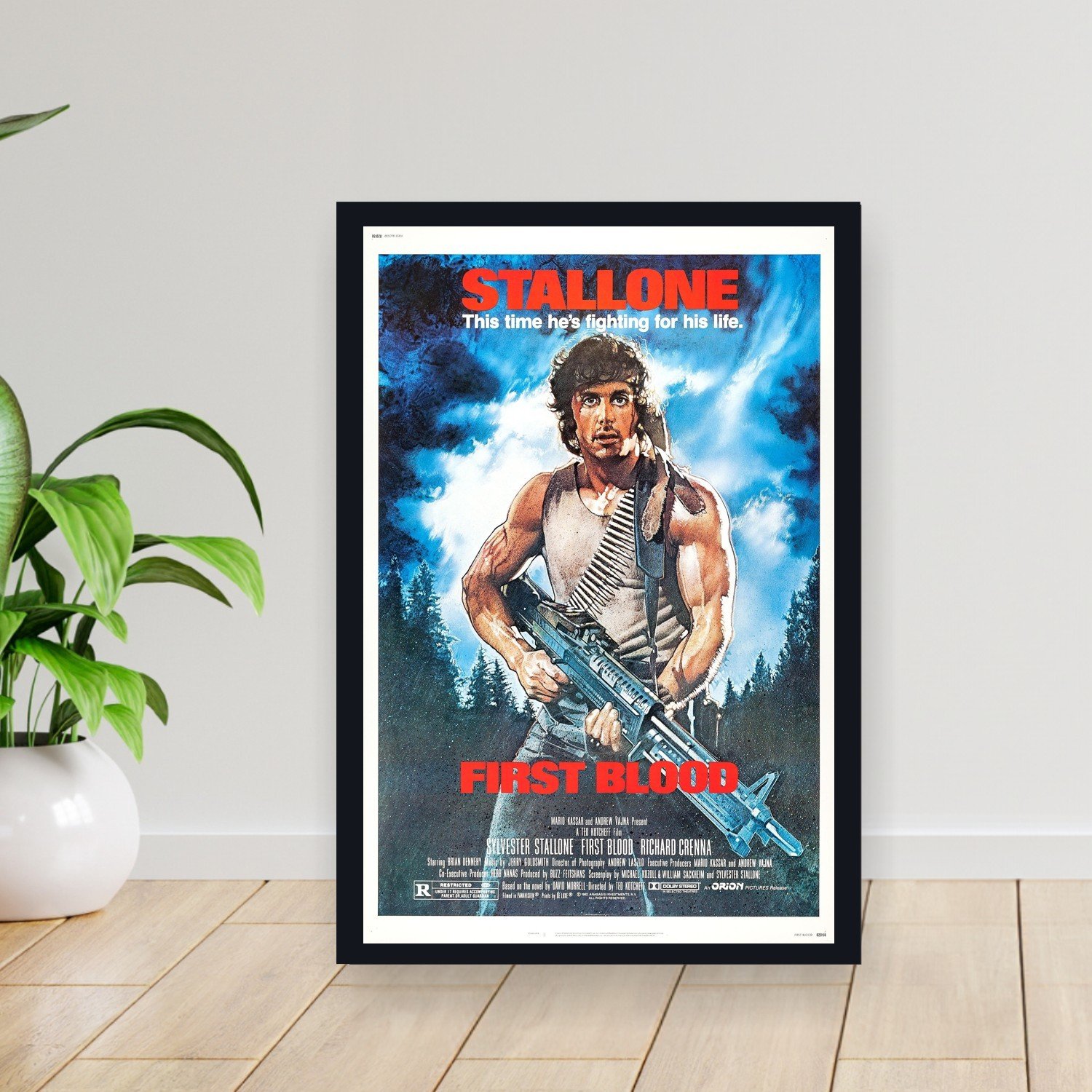 Cuadro 30x40cm Pelicula - first blood 001