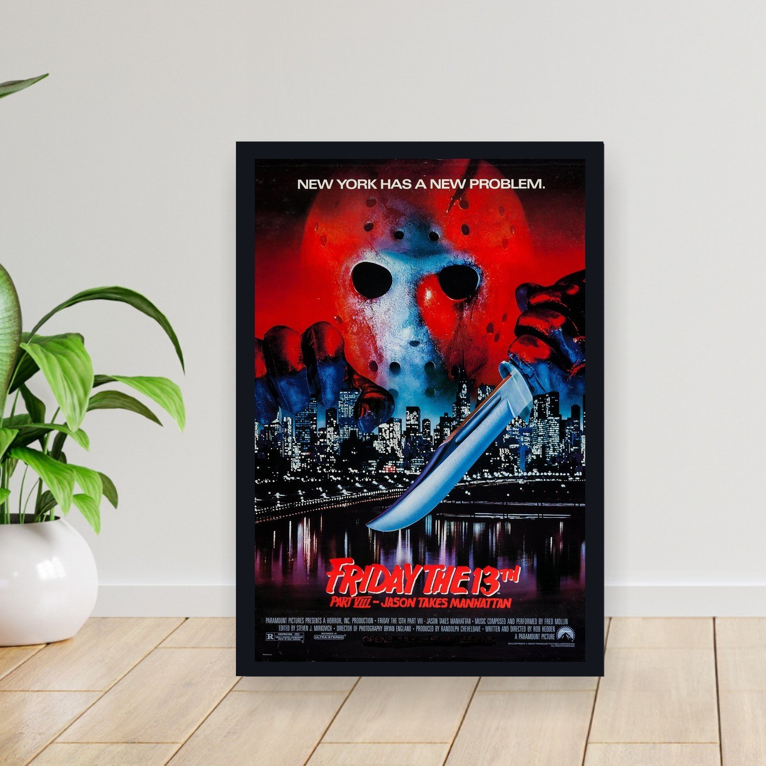 Cuadro 30x40cm Pelicula - friday the thirteenth part viii 002
