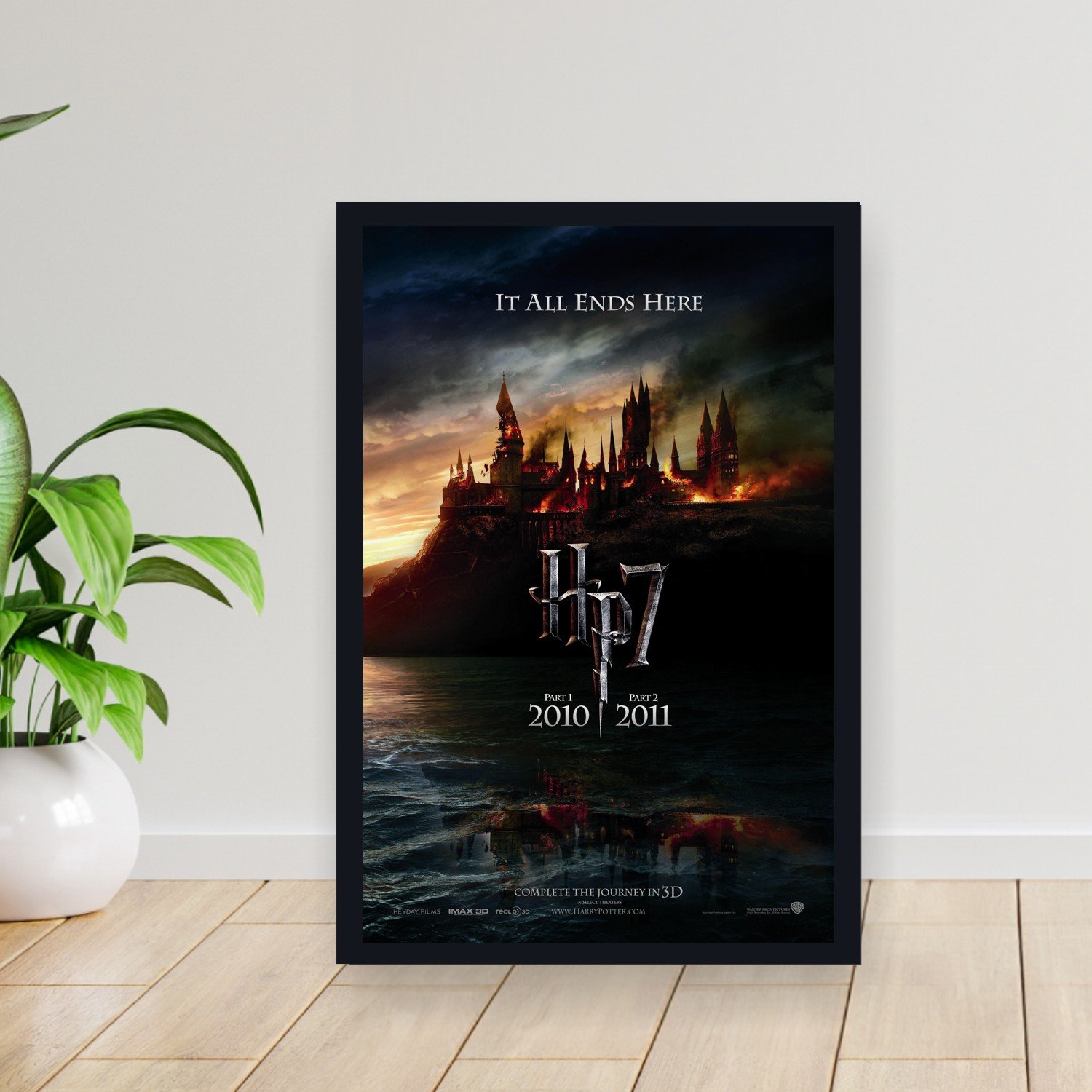 Cuadro 30x40cm Pelicula - harry potter and the deathly p1