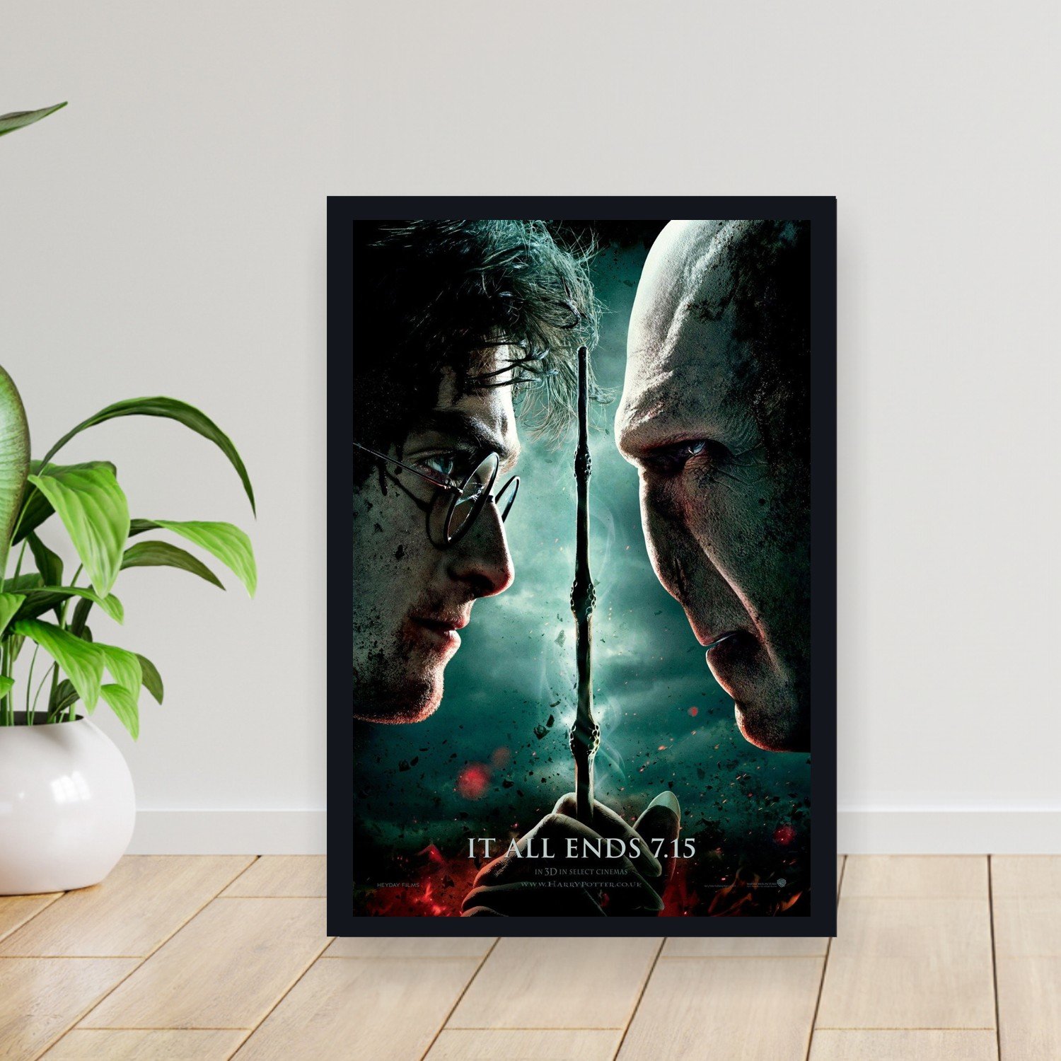 Cuadro 30x40cm Pelicula - harry potter and the deathly p2
