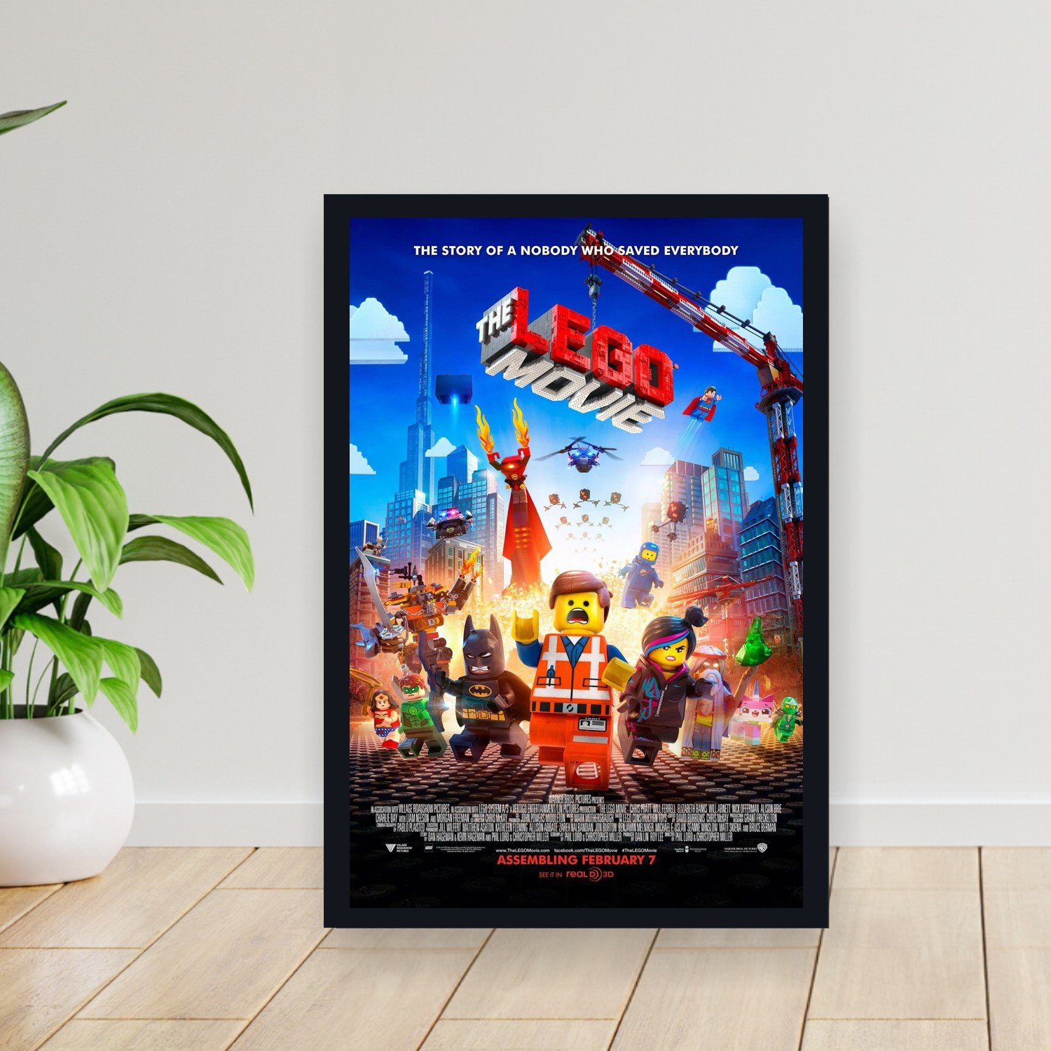 Cuadro 30x40cm Pelicula - lego movie 009