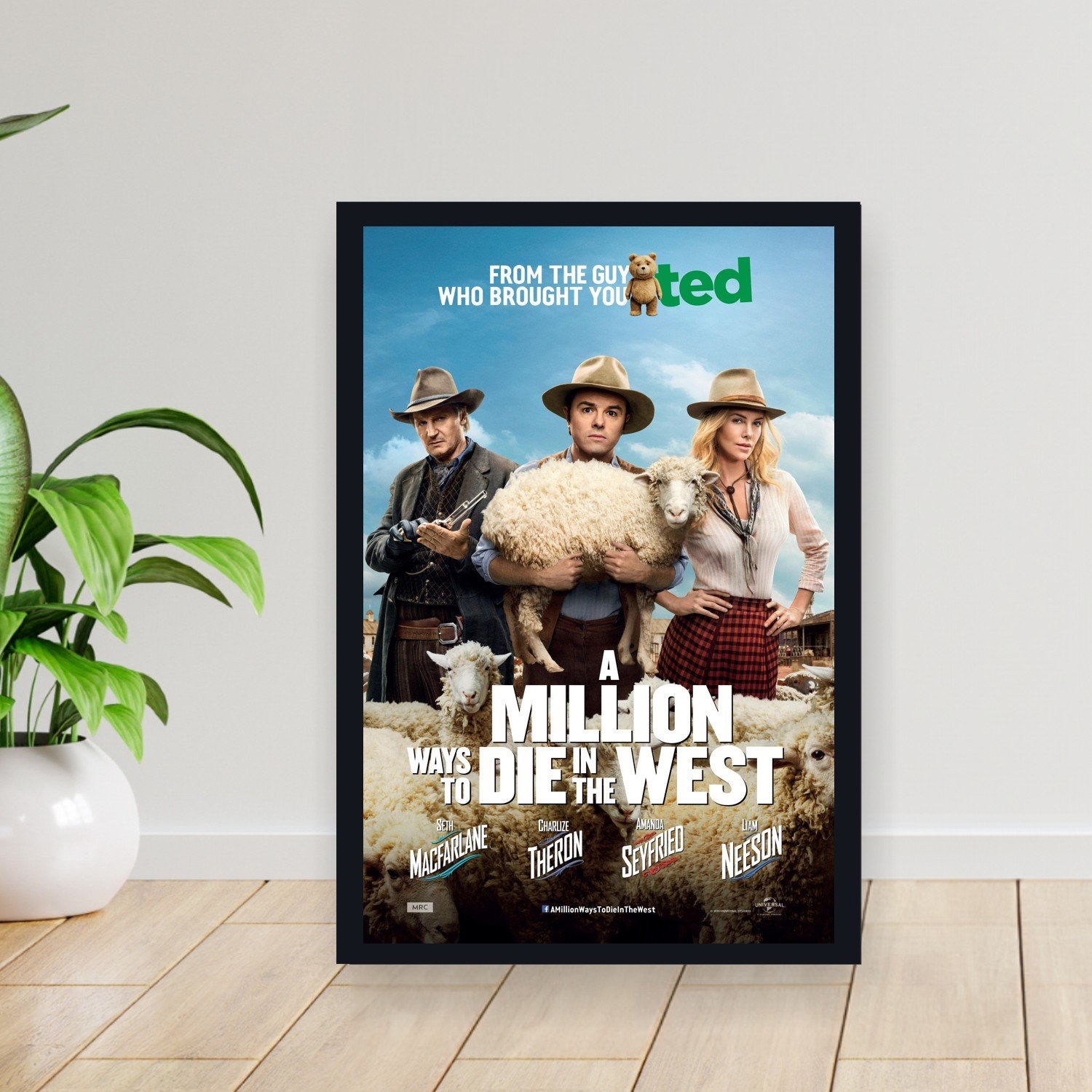 Cuadro 30x40cm Pelicula - million ways to die in the west 009