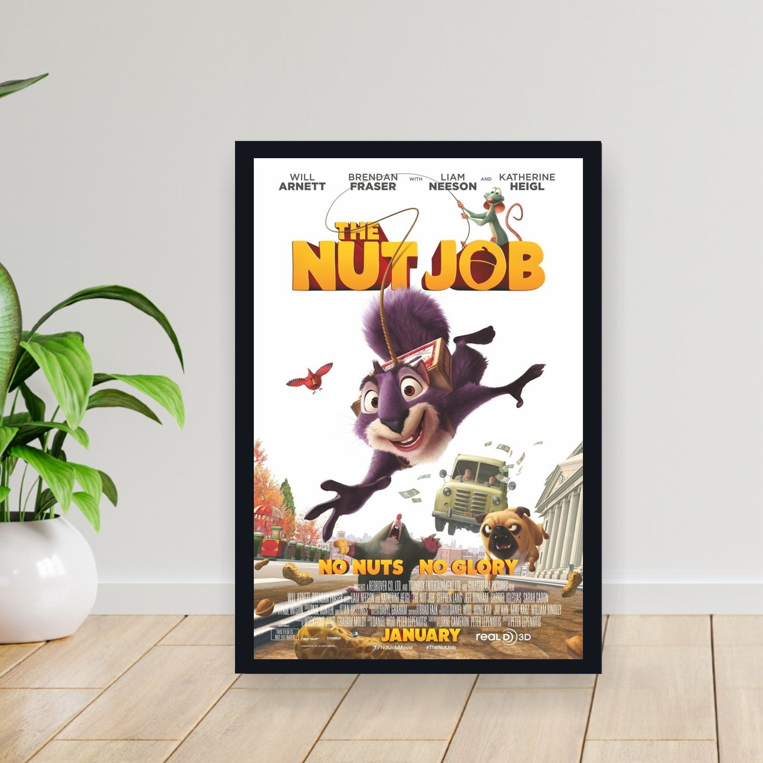 Cuadro 30x40cm Pelicula - nut job 002