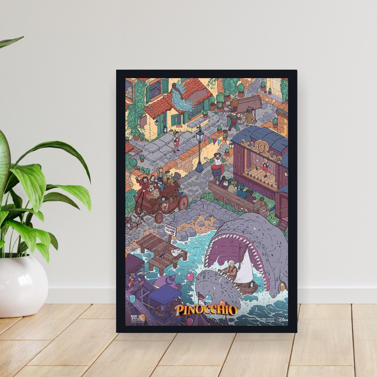 Cuadro 30x40cm Pelicula - pinocchio 015