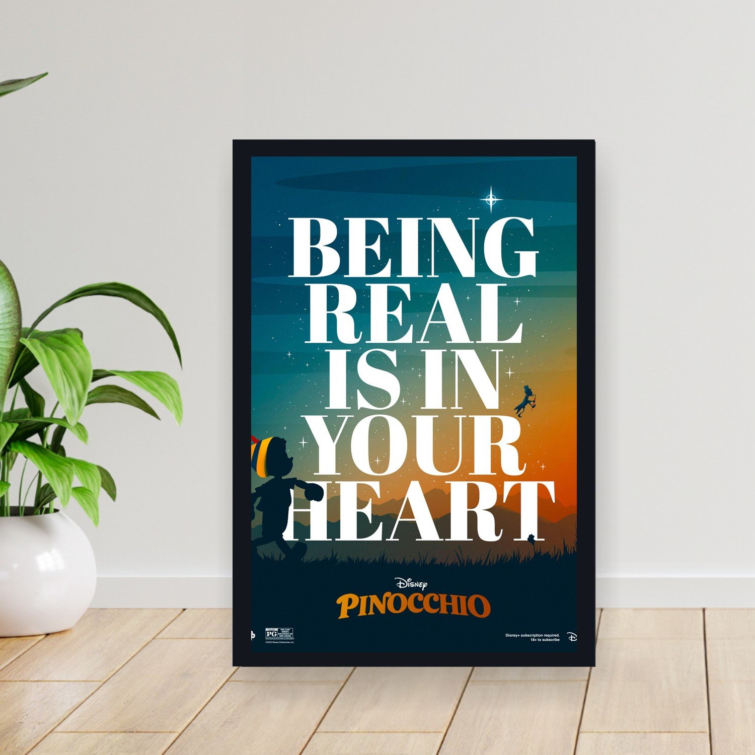 Cuadro 30x40cm Pelicula - pinocchio 016