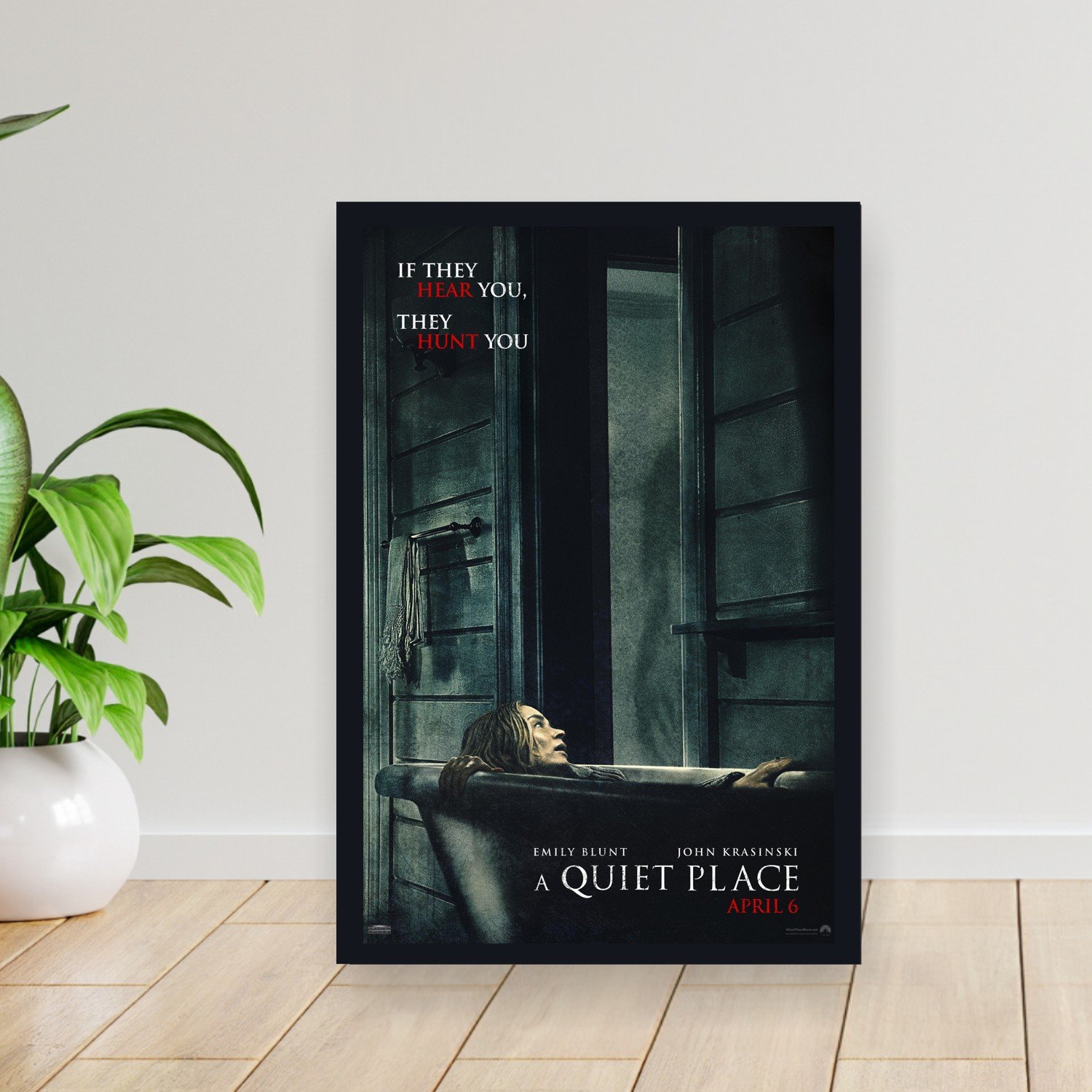 Cuadro 30x40cm Pelicula - quiet place