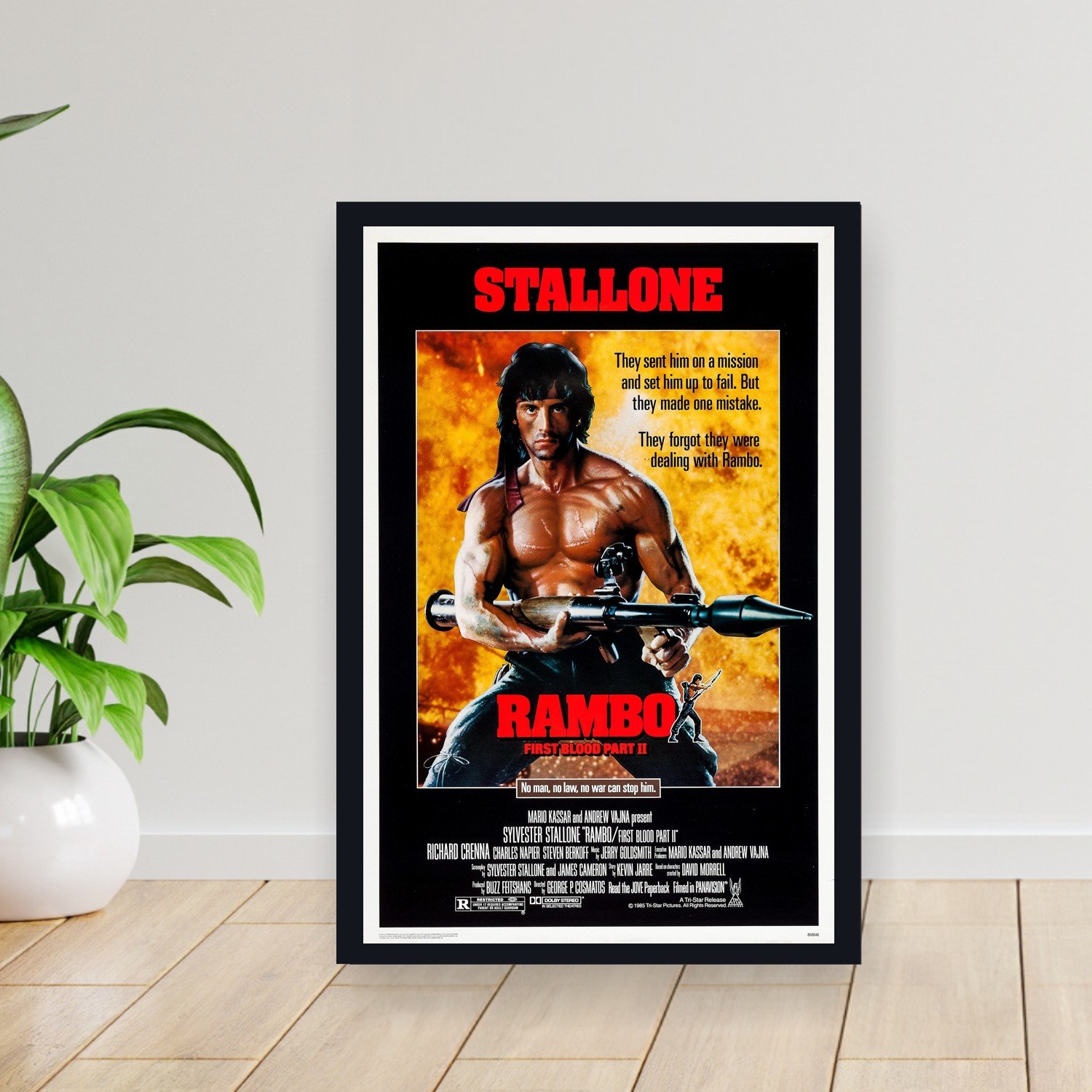 Cuadro 30x40cm Pelicula - rambo first blood p1i