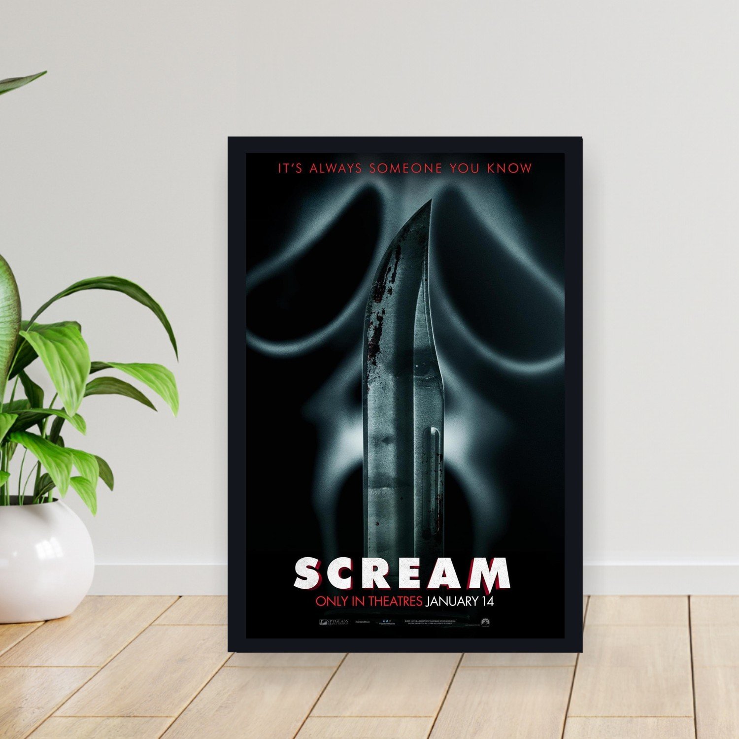 Cuadro 30x40cm Pelicula - scream 004