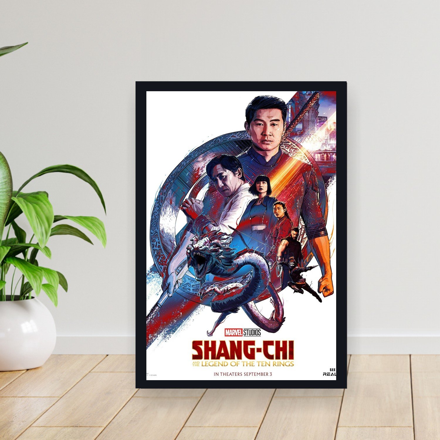 Cuadro 30x40cm Peli - shangchi and the legend of the 10 ri 012