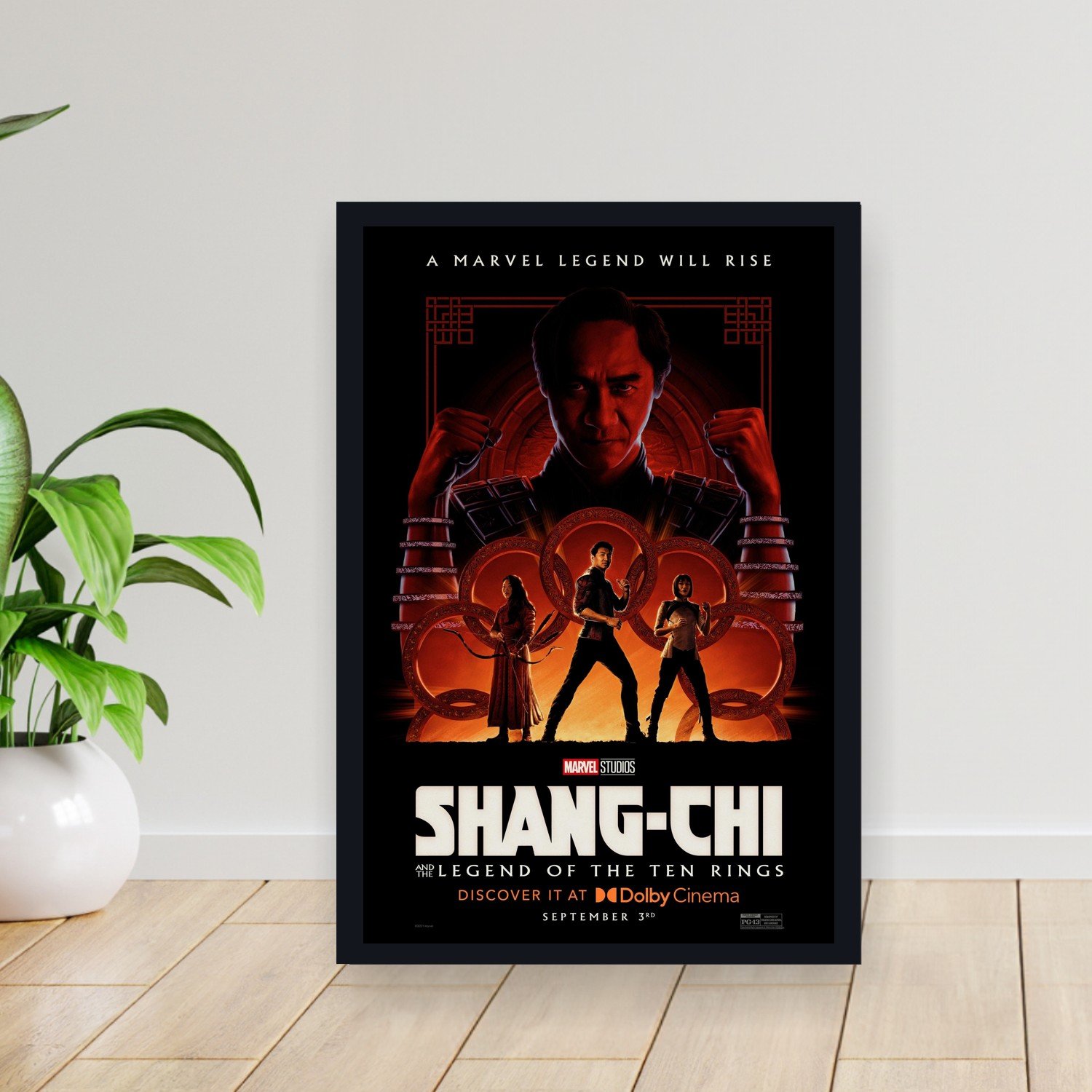 Cuadro 30x40cm Peli - shangchi and the legend of the 10 ri 014