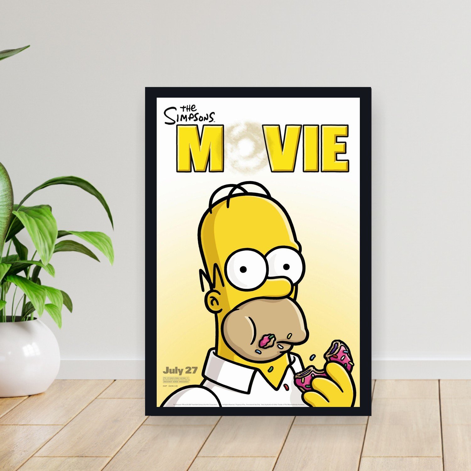 Cuadro 30x40cm Pelicula - simpsons movie 007