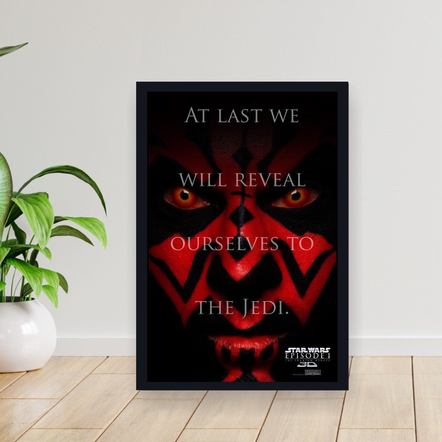 Cuadro 30x40cm Pelicula - star wars episode one the phantom 005